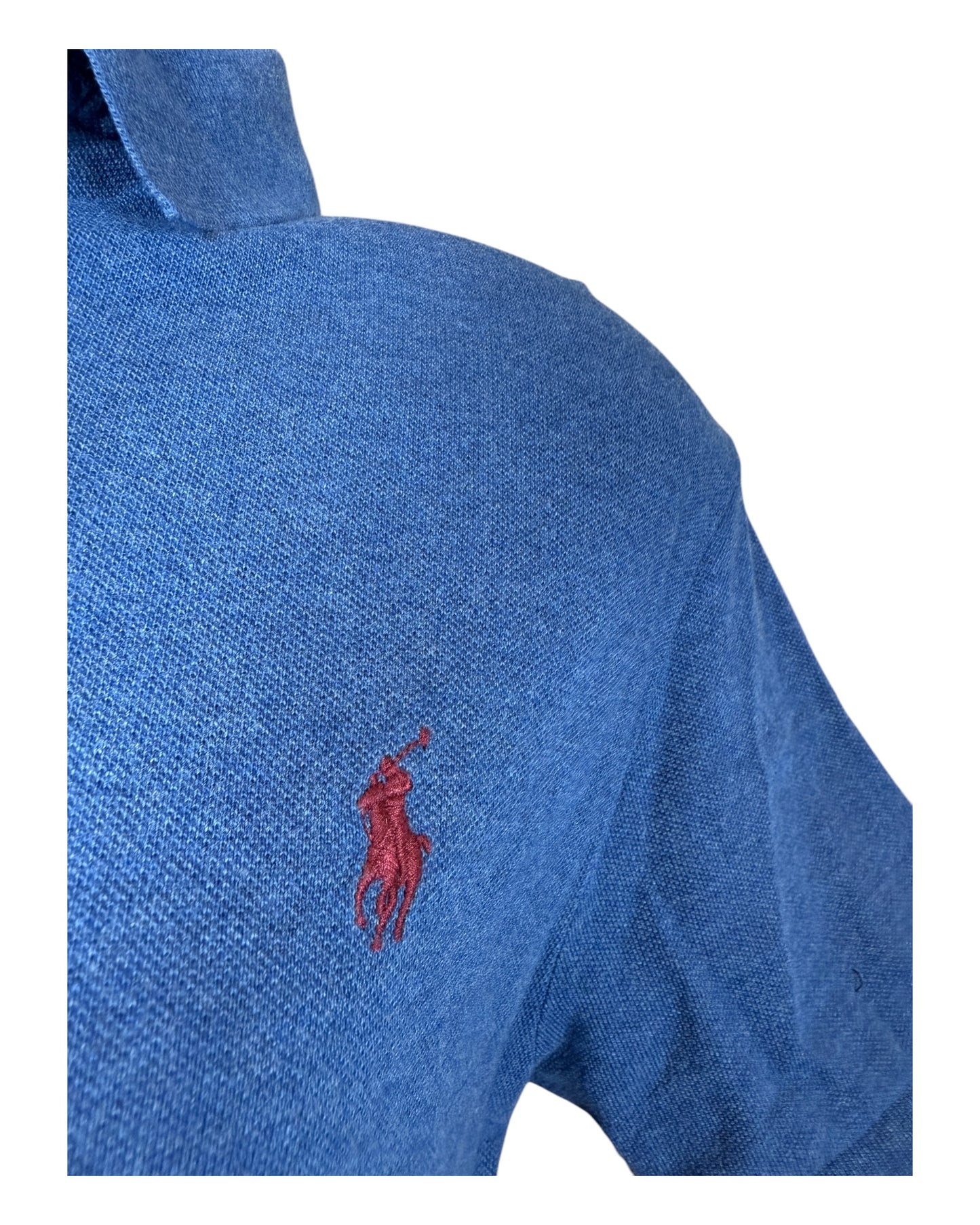 Polo Ralph Lauren Poloshirt blau meliert Größe L