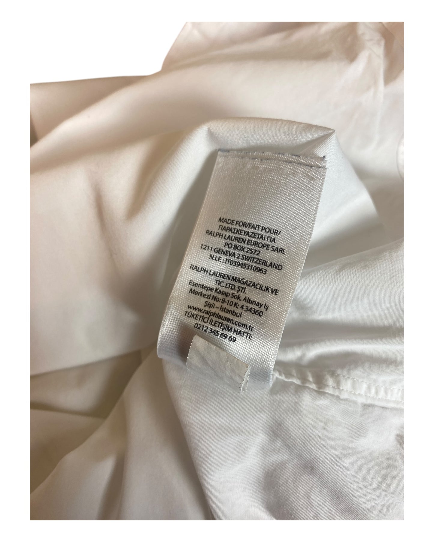 Polo Ralph Lauren shirt white size M