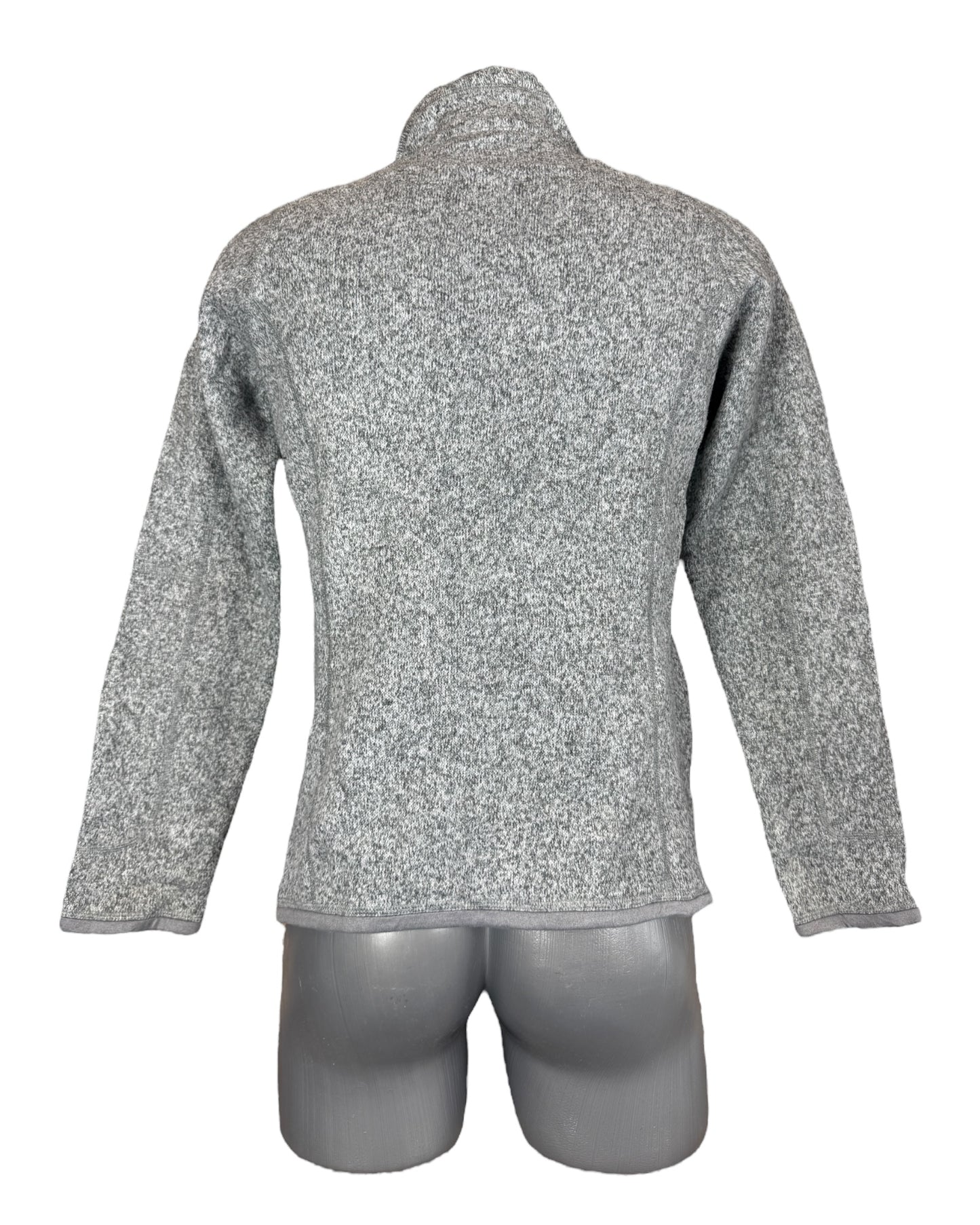 Patagonia Fleece Half Zip Pullover grau Größe S