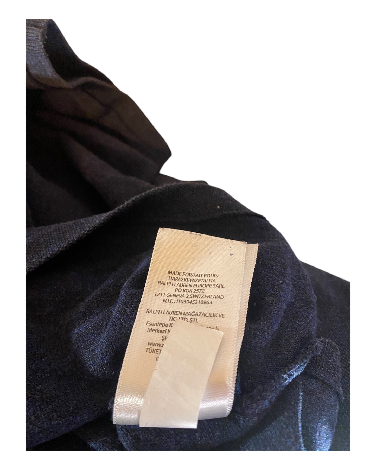 Polo Ralph Lauren Poloshirt marineblau meliert Größe L