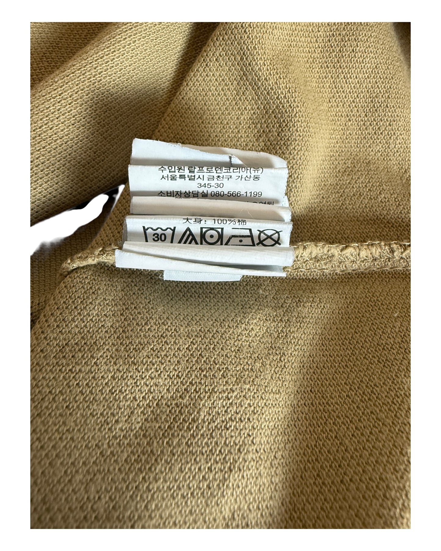 Polo Ralph Lauren Poloshirt beige Größe L