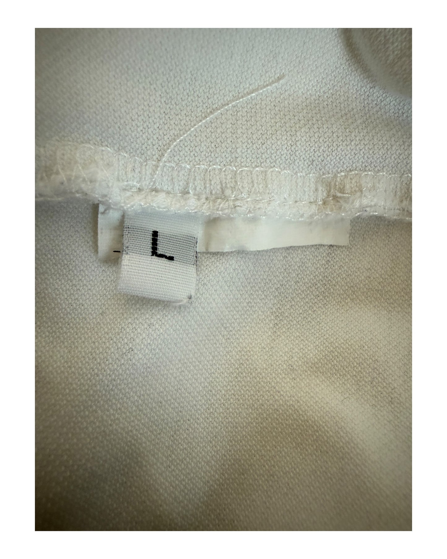 Stone Island Poloshirt weiß Größe L