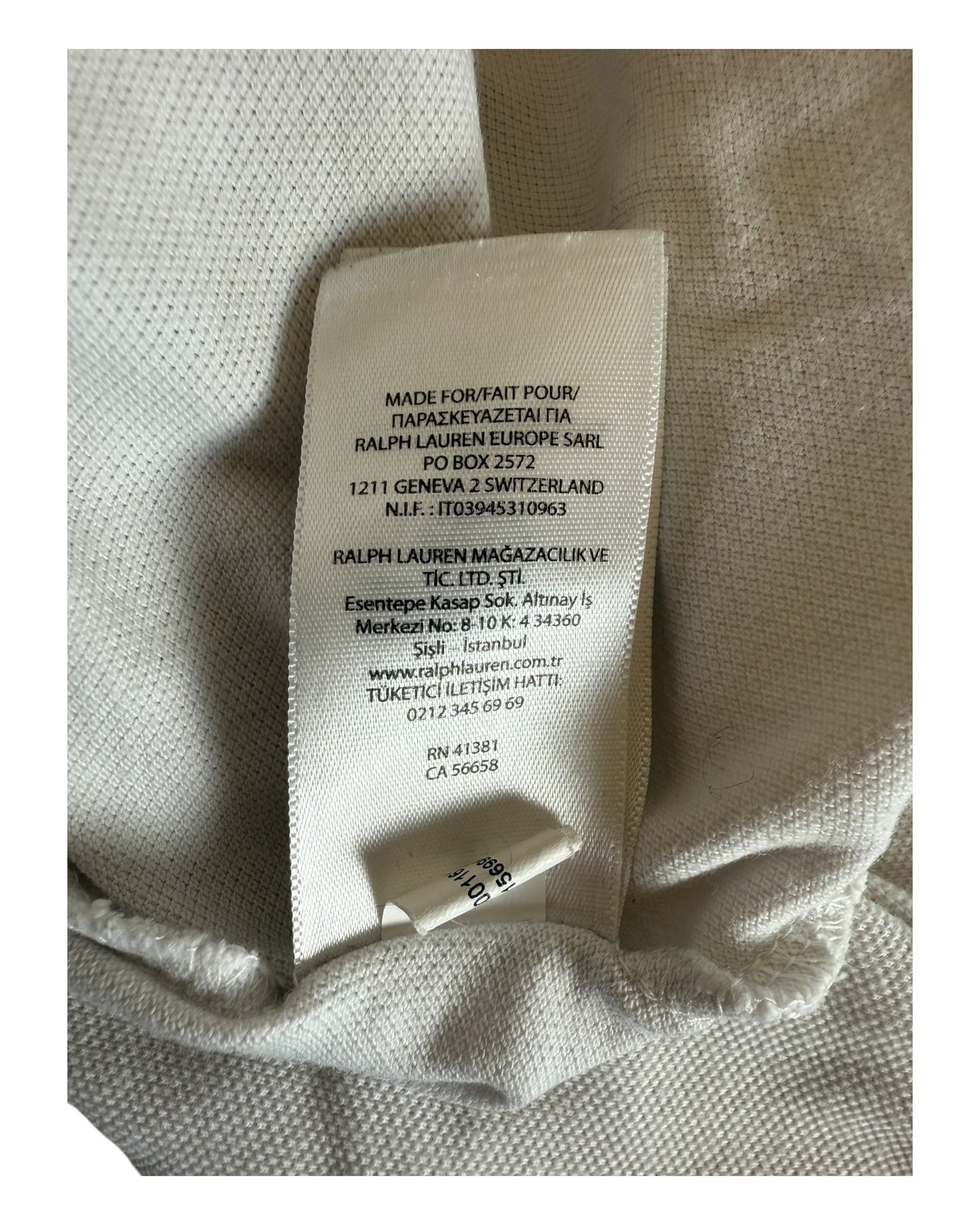 Polo Ralph Lauren Poloshirt weiß Größe M