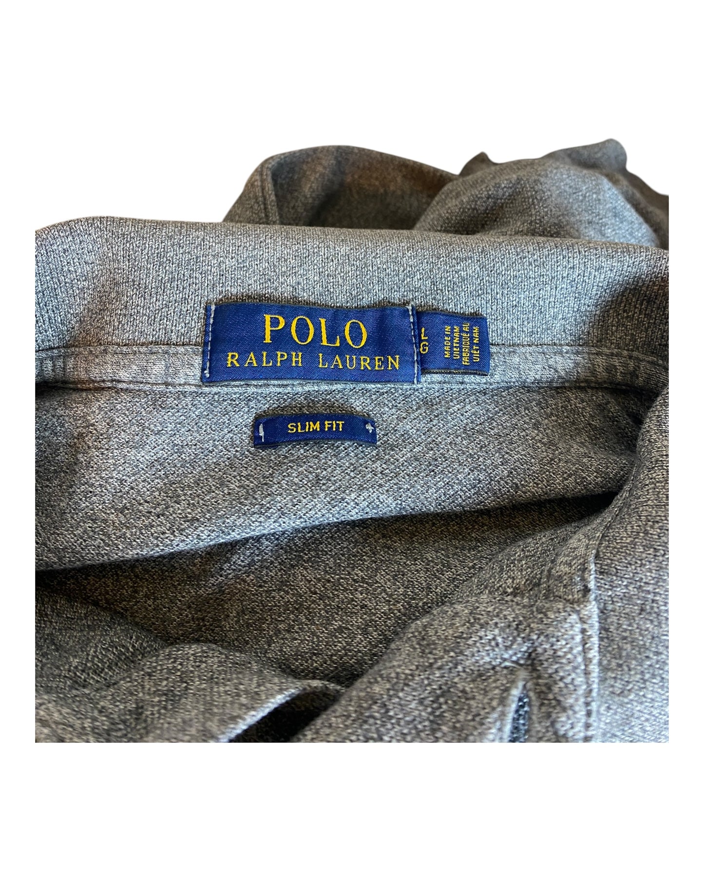 Polo Ralph Lauren polo shirt grey mottled size L