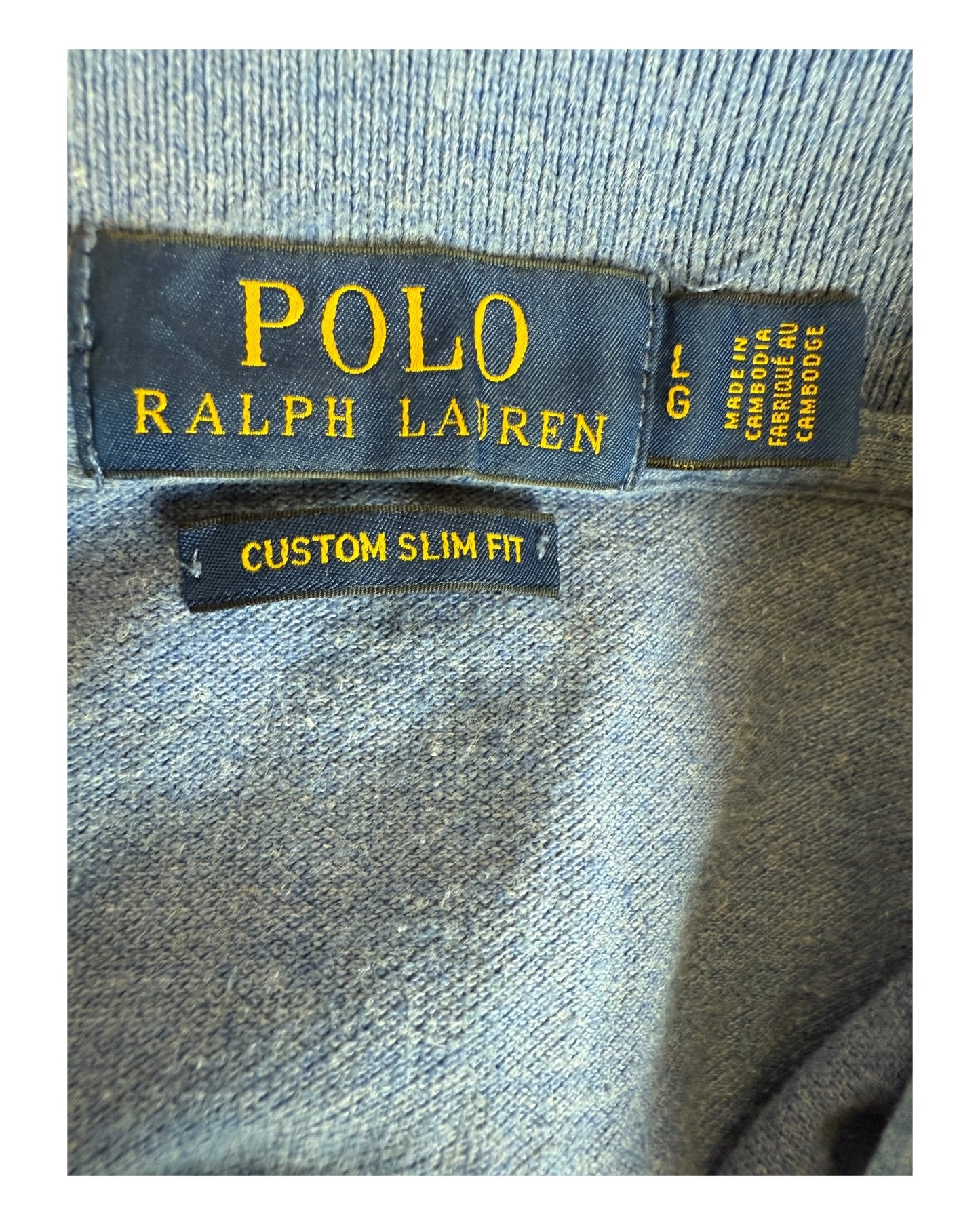 Polo Ralph Lauren Poloshirt blau Größe L