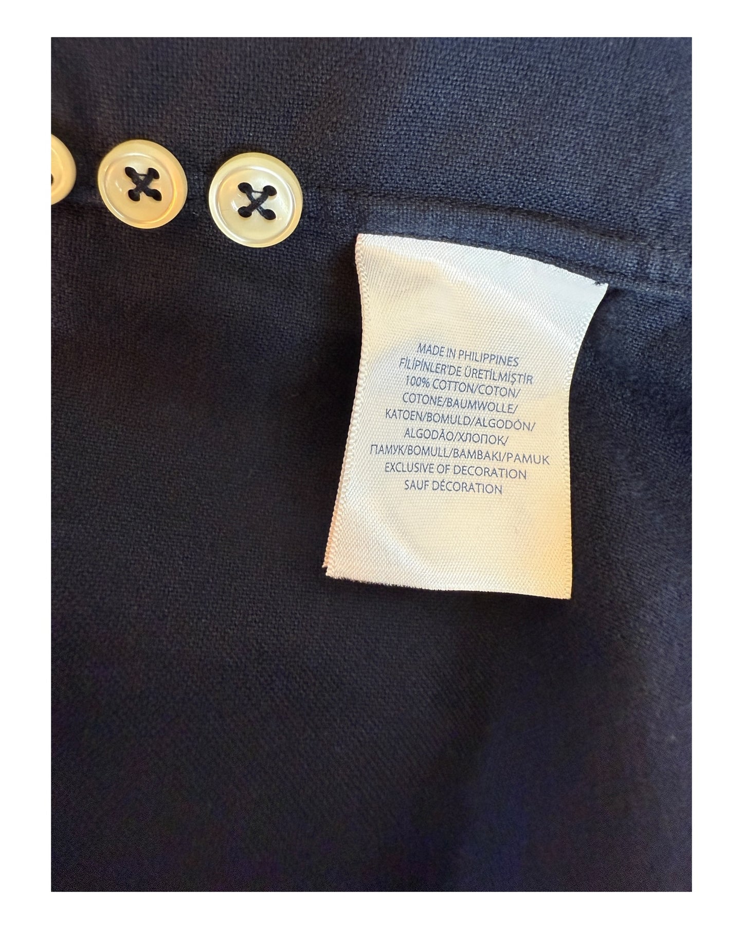 Polo Ralph Lauren Hemd marineblau Größe M