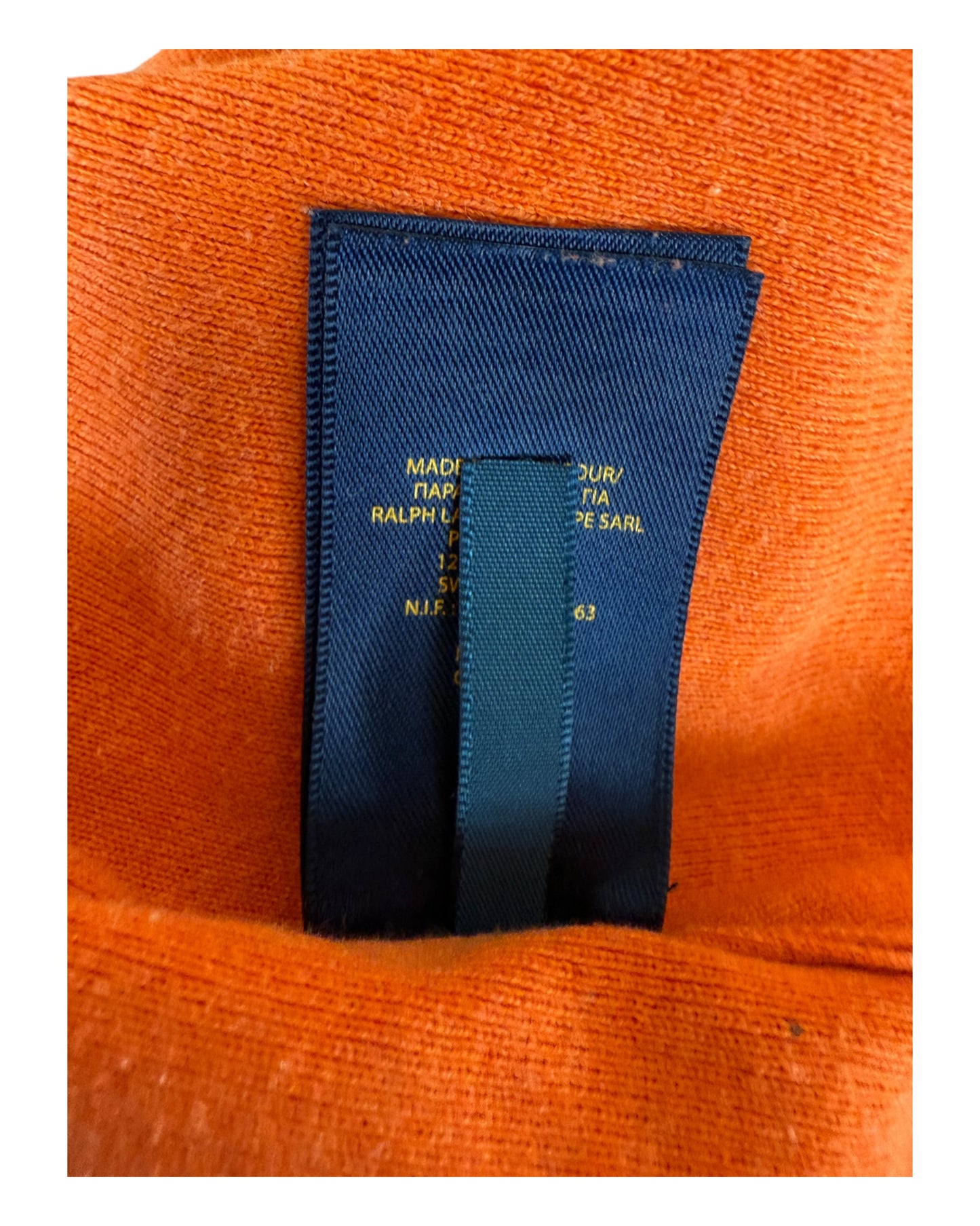 Polo Ralph Lauren Pullover orange Größe M