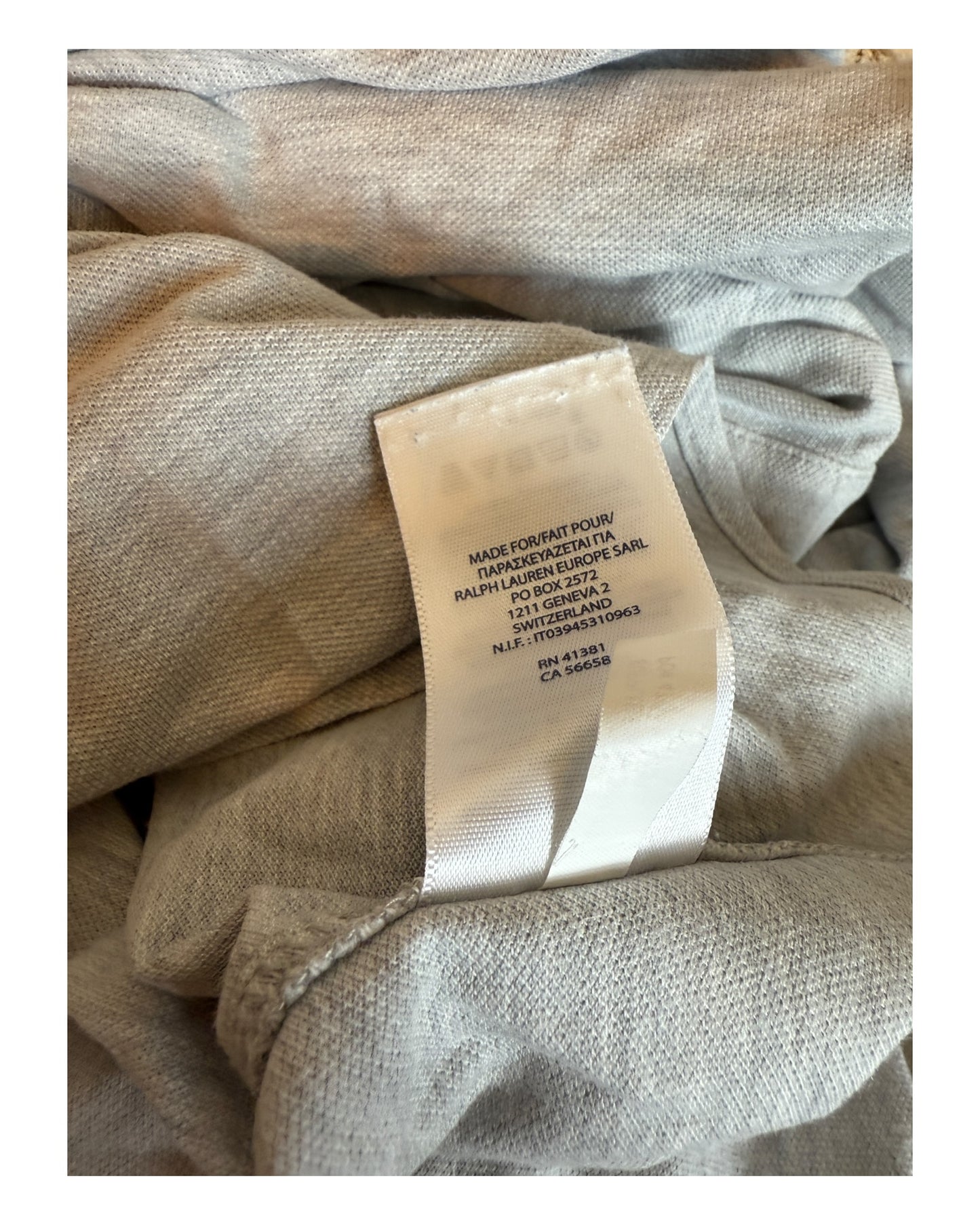 Polo Ralph Lauren Hemd grau Größe L