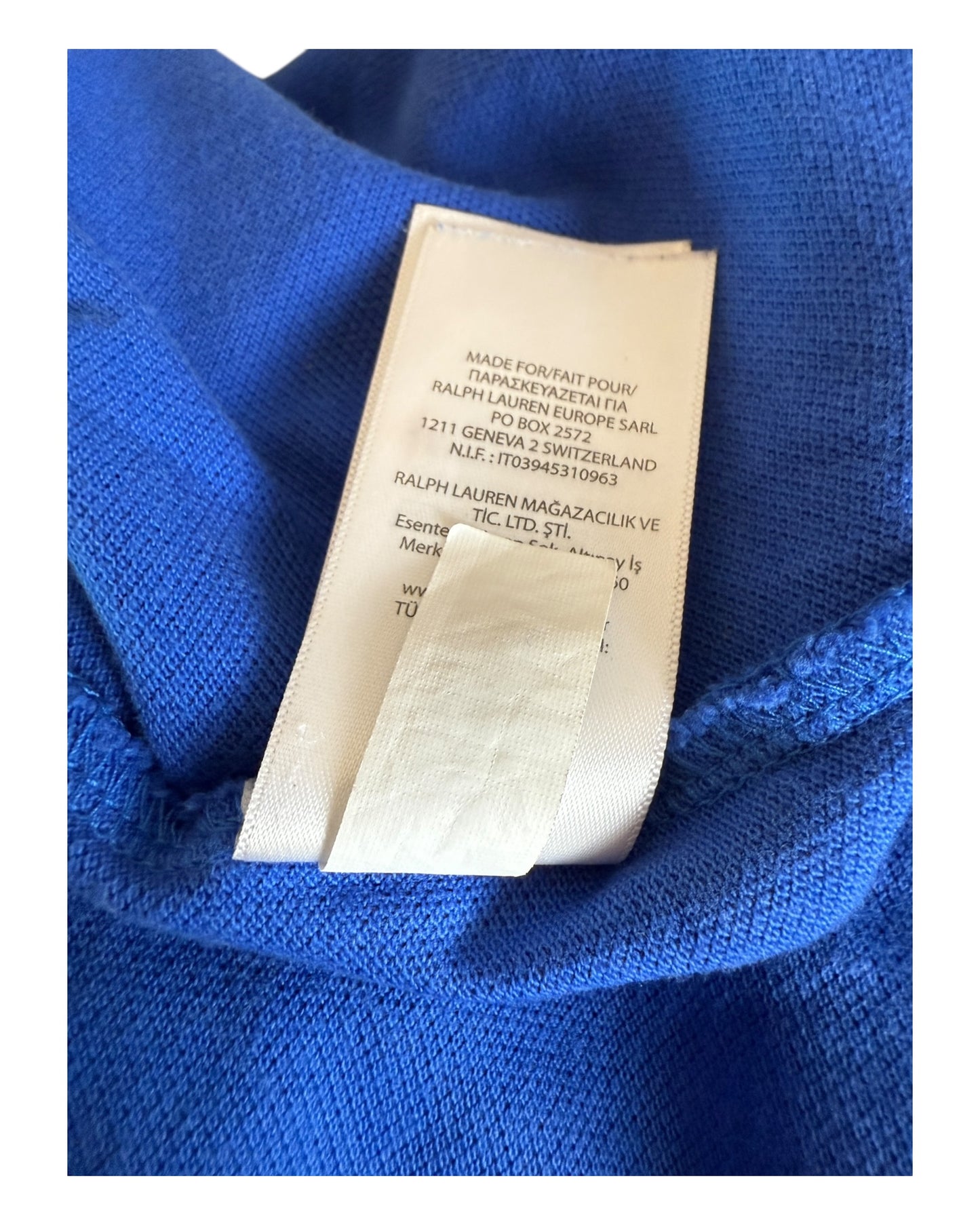Polo Ralph Lauren Poloshirt blau Größe L