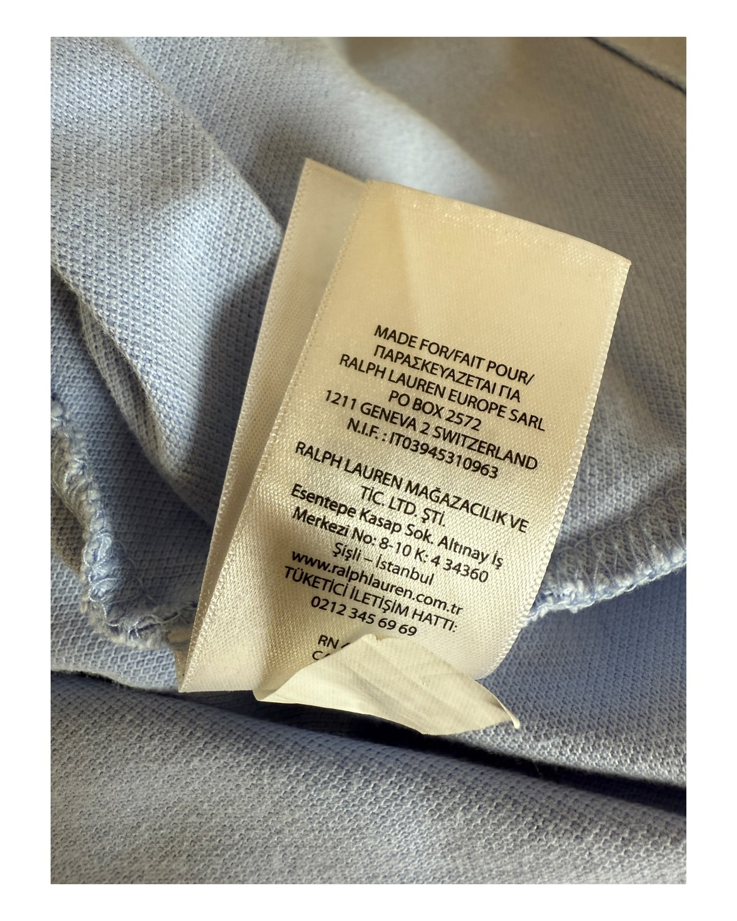 Polo Ralph Lauren Poloshirt hellblau Größe M