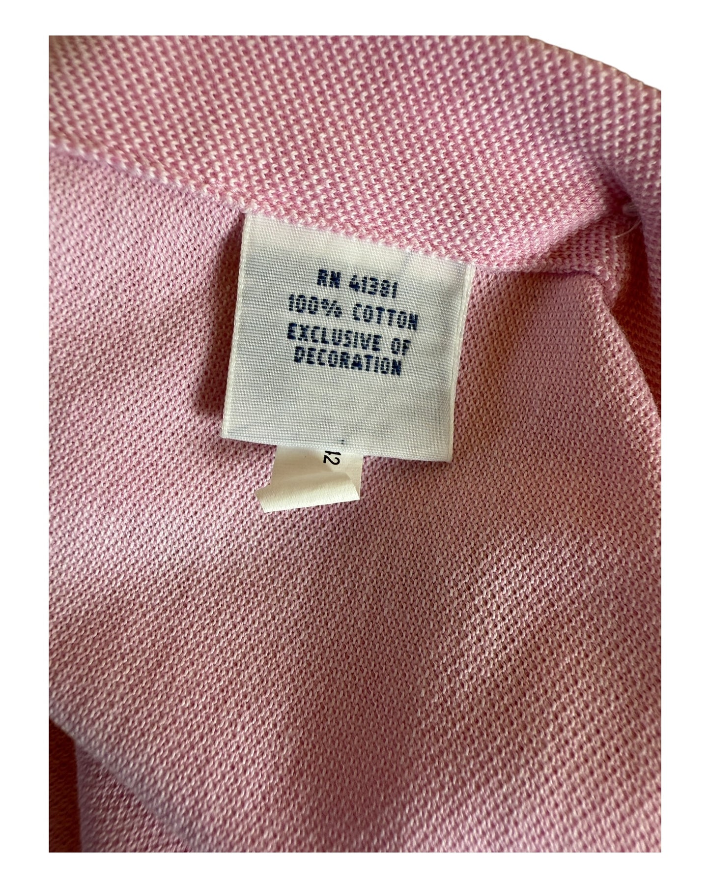 Polo Ralph Lauren Knit Oxfordhemd rosa Größe M