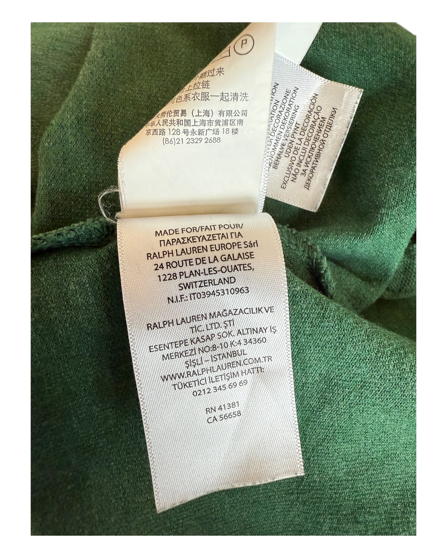 Polo Ralph Lauren Poloshirt grün Größe L