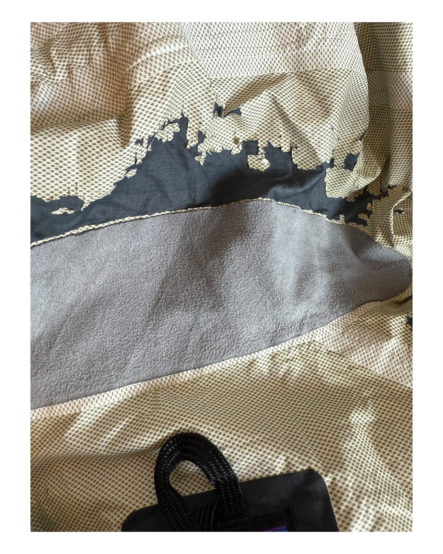 Patagonia Windbreaker Regenjacke schwarz Größe S