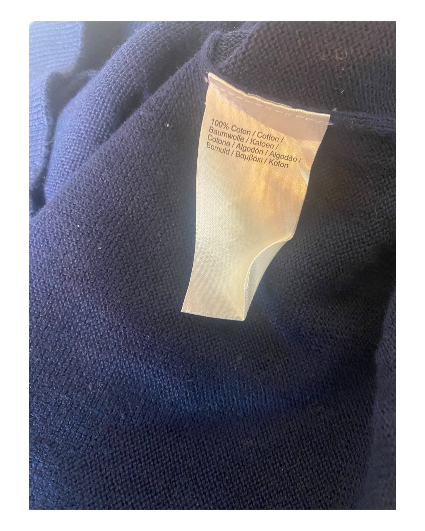 Lacoste Pullover marineblau Größe L