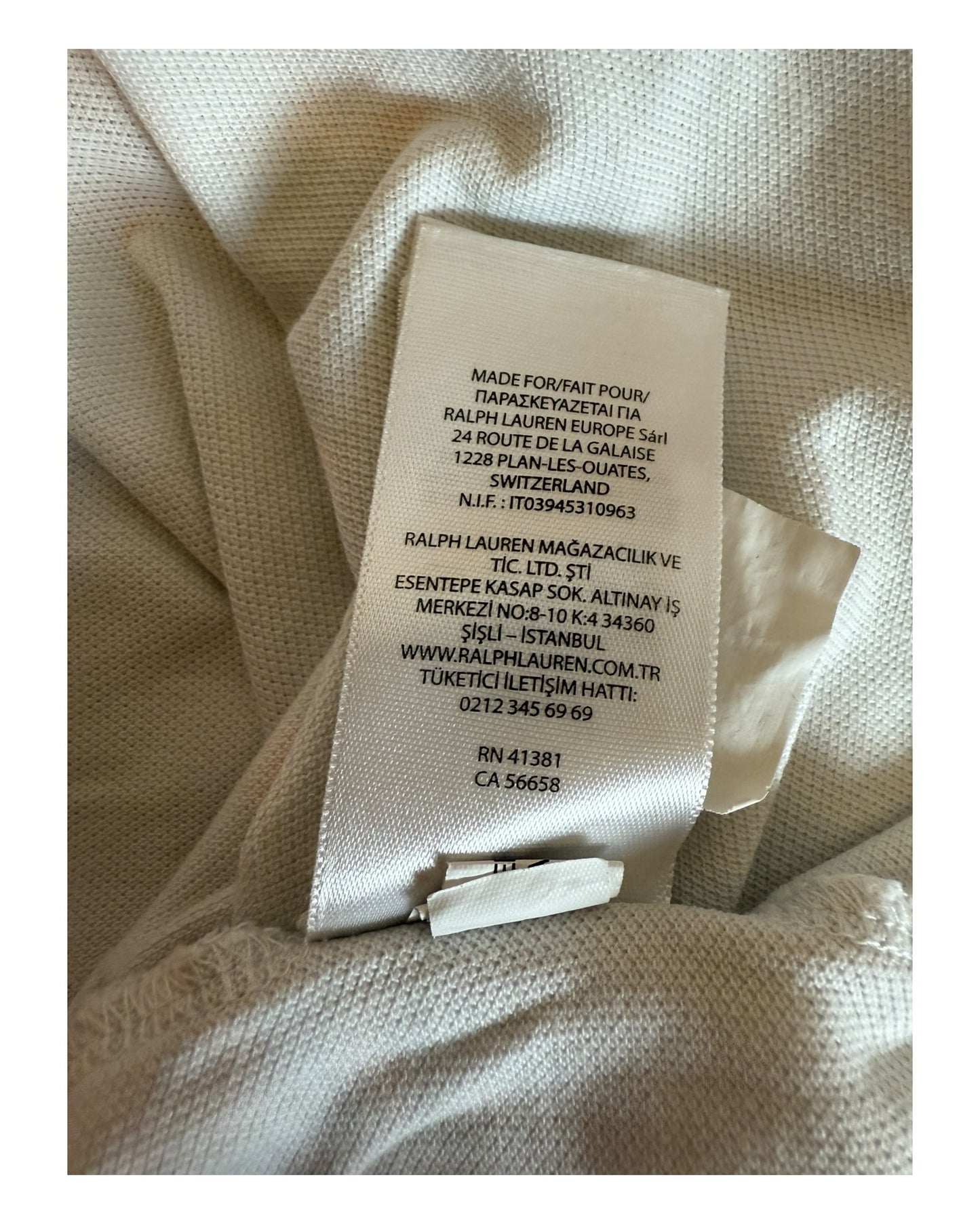 Polo Ralph Lauren Poloshirt weiß Größe M