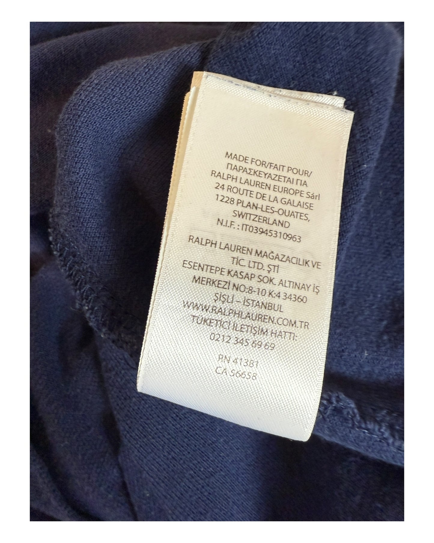 Polo Ralph Lauren Hemd marineblau Größe M