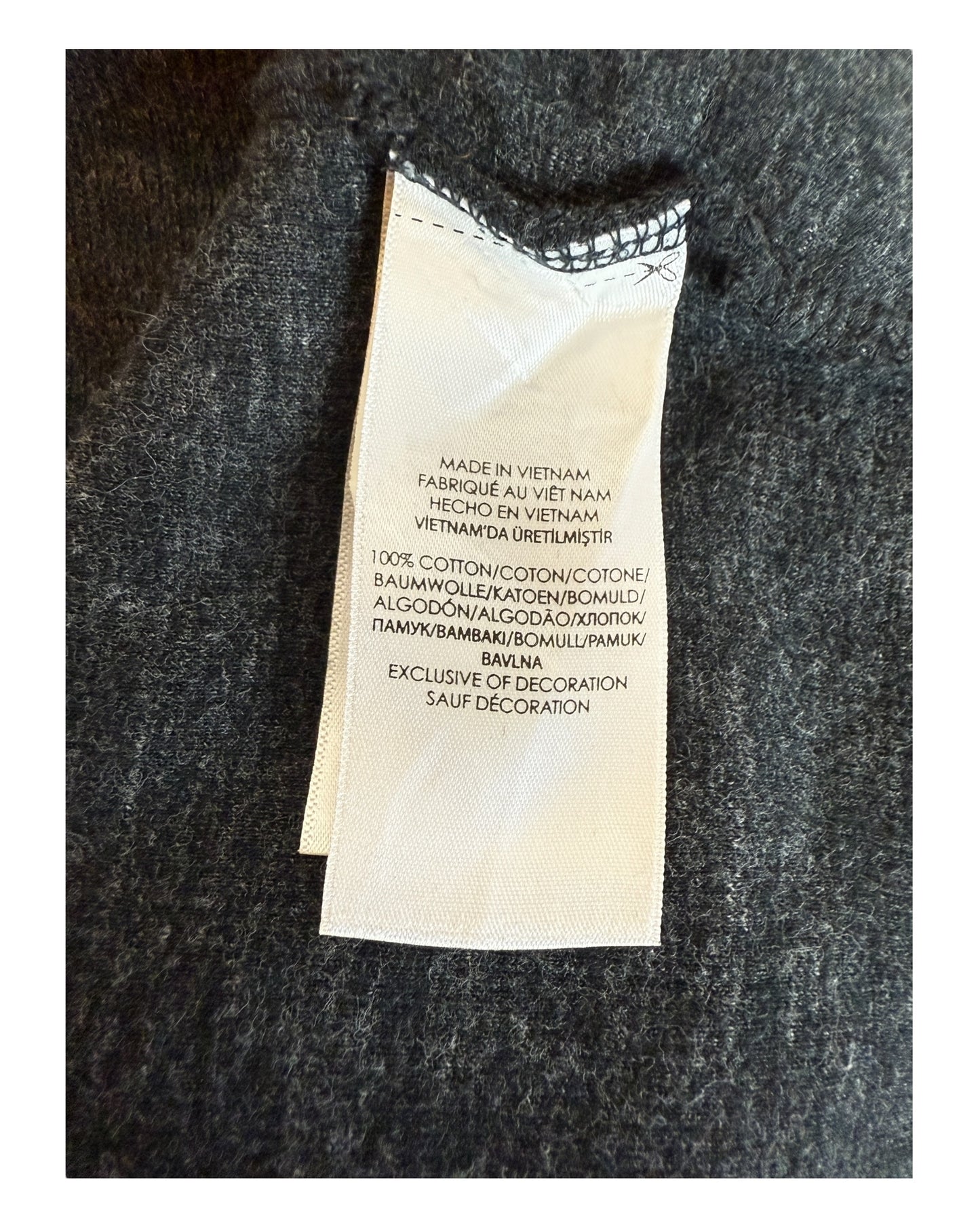 Polo Ralph Lauren Half Zip Pullover schwarz meliert Größe M