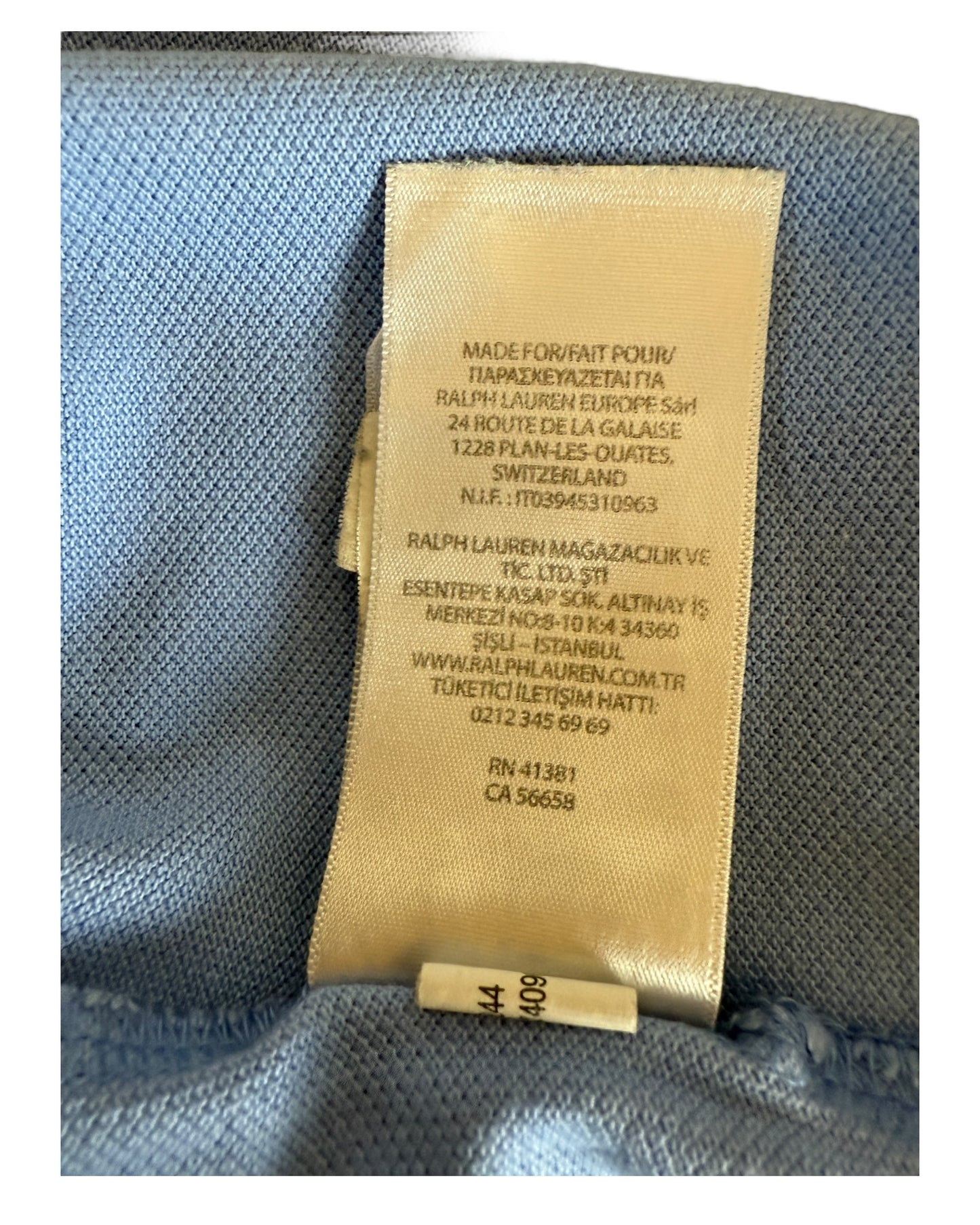 Polo Ralph Lauren Poloshirt hellblau Größe M