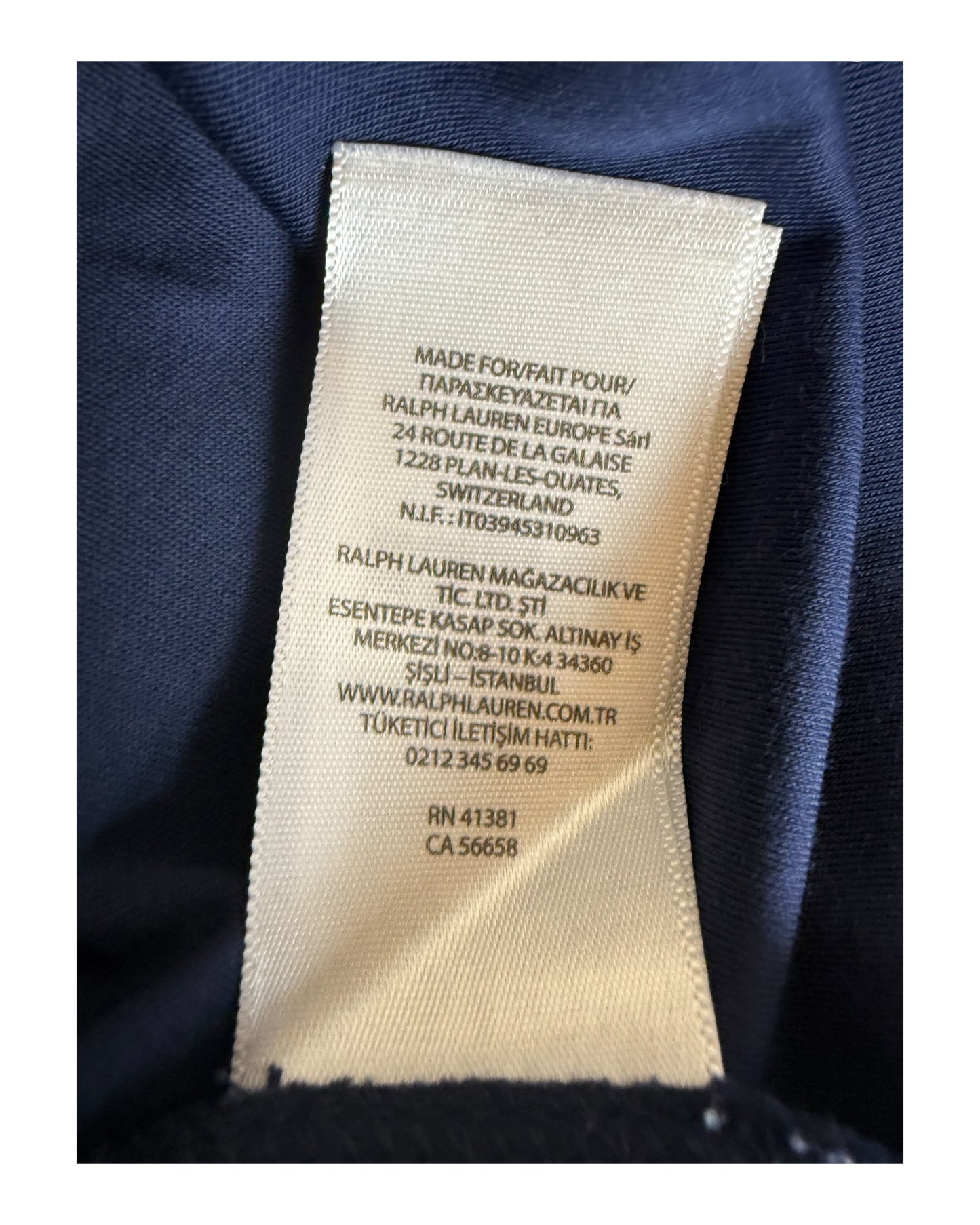 Polo Ralph Lauren Poloshirt marineblau Größe M