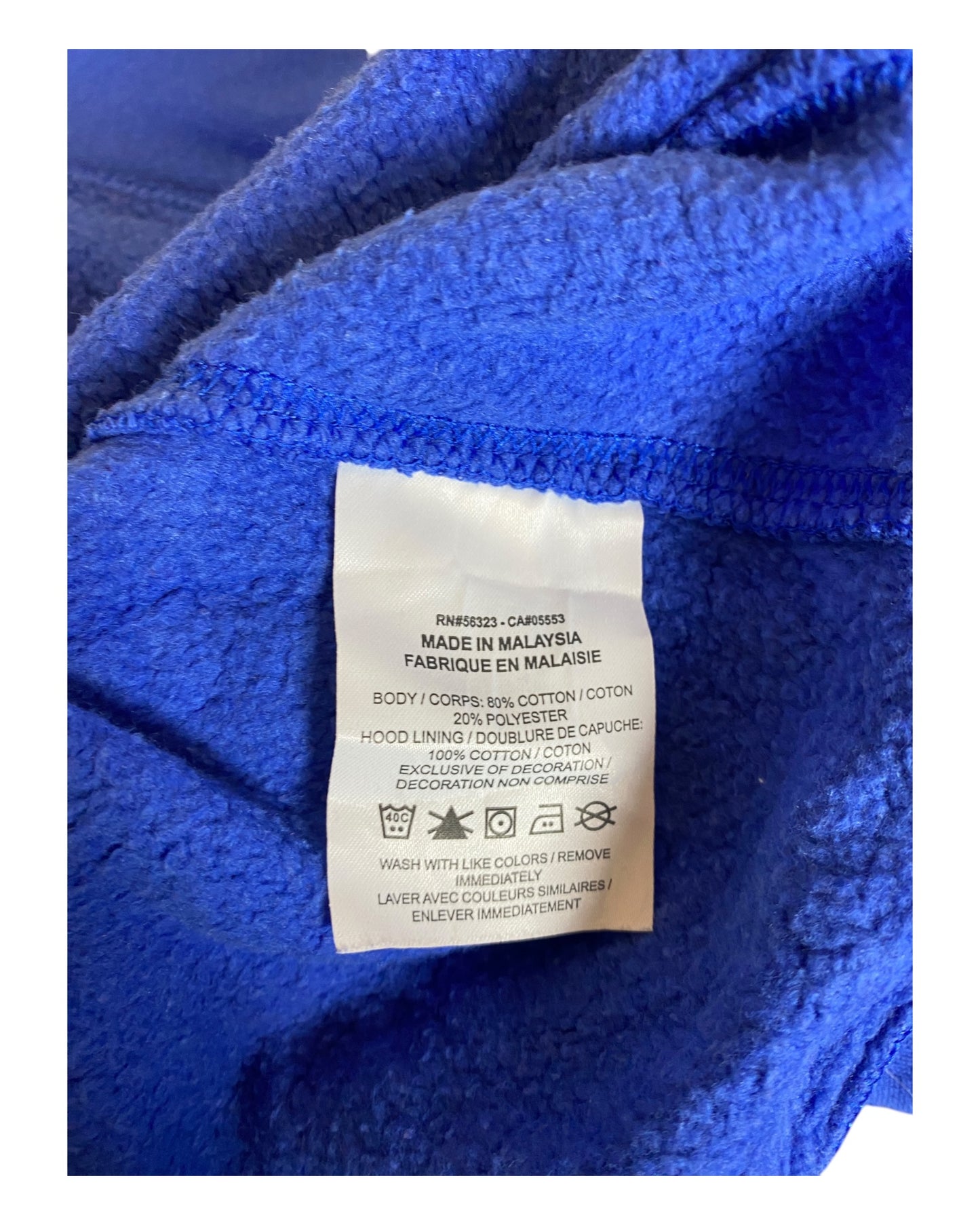 Nike Carroll Lacrosse Hoodie blau Größe L