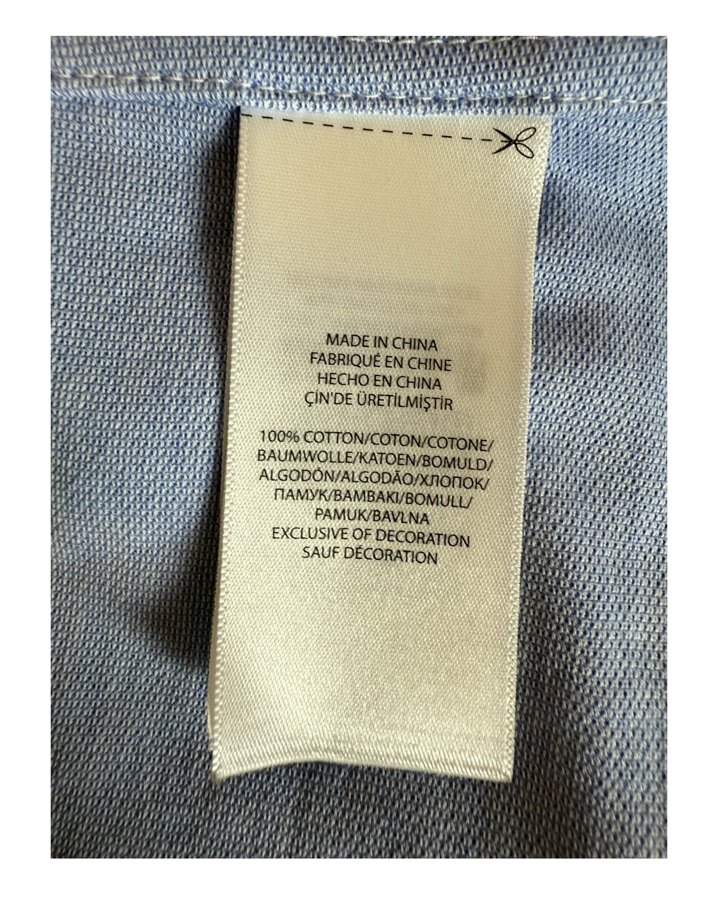 Polo Ralph Lauren Knit Oxford Bluse hellblau Größe M