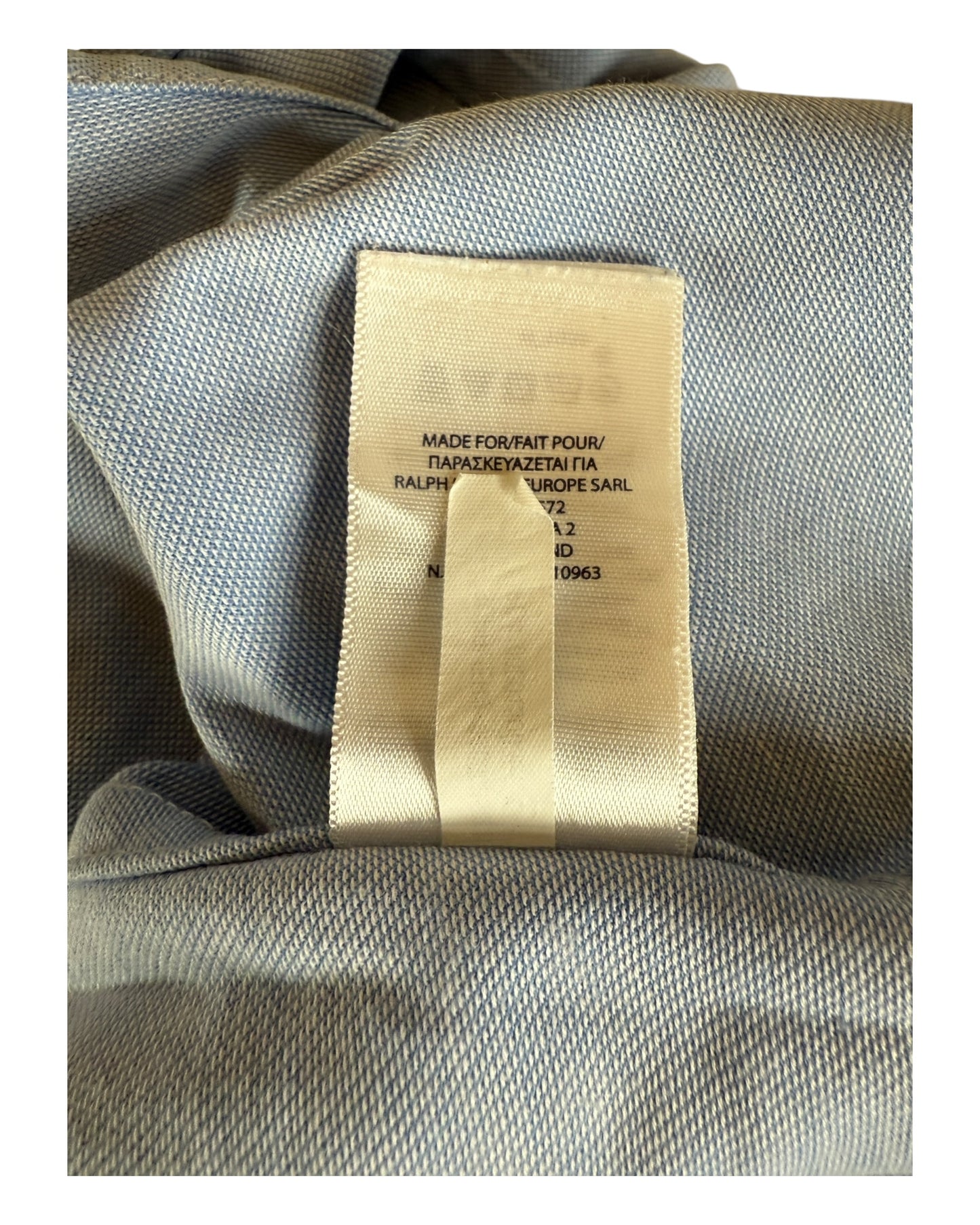 Polo Ralph Lauren Hemd hellblau Größe L