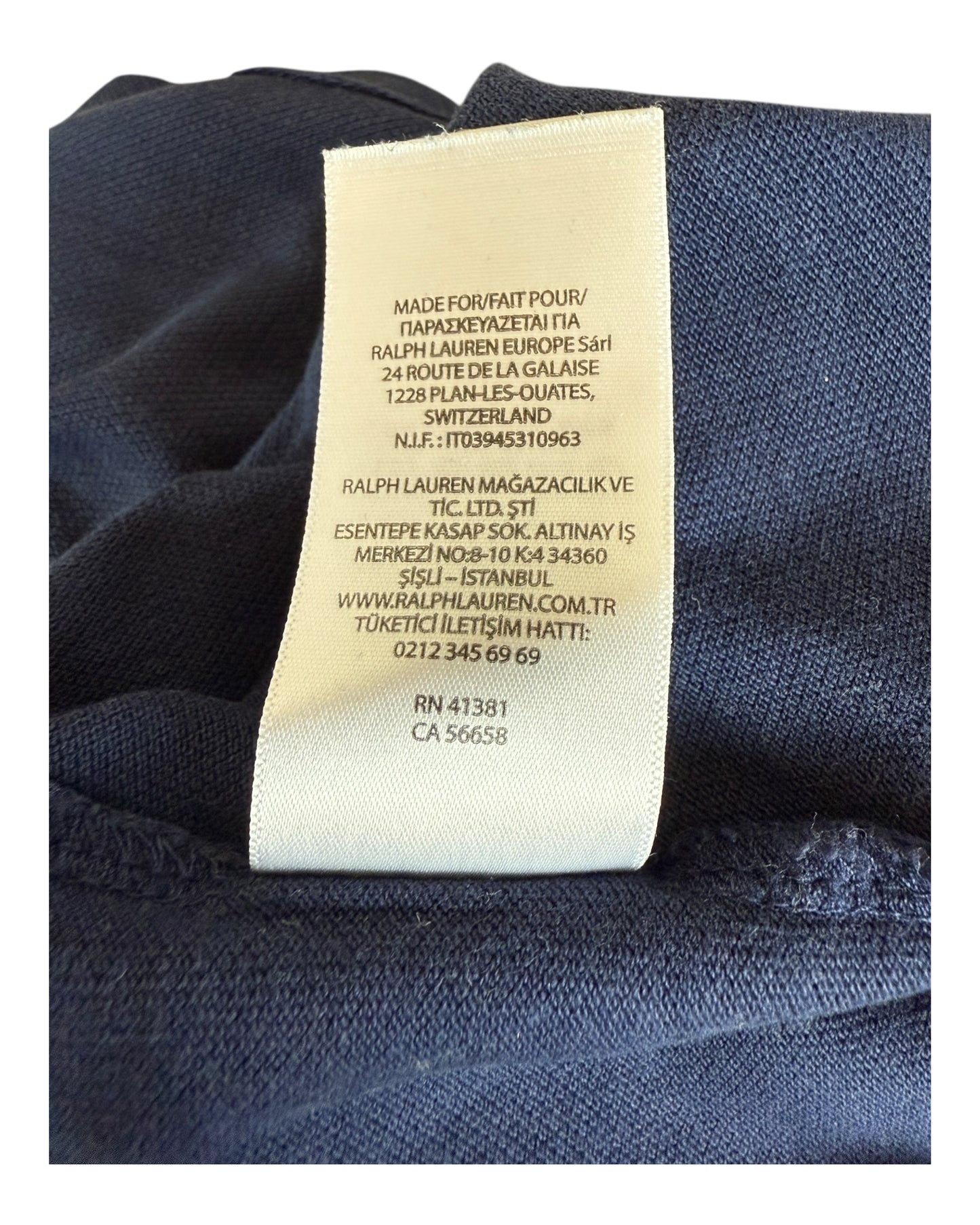 Polo Ralph Lauren Poloshirt marineblau Größe