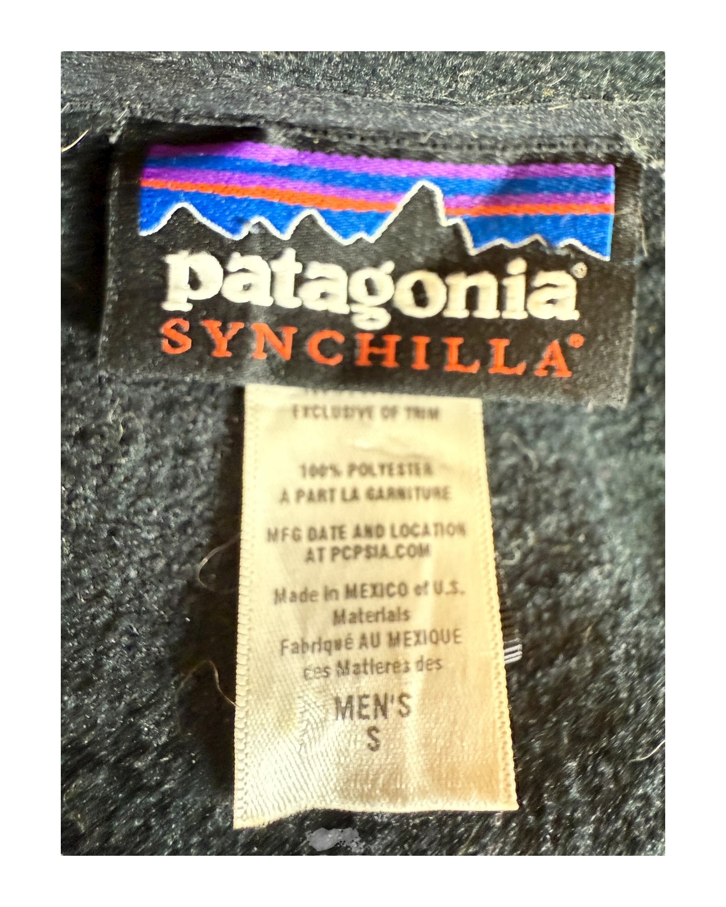 Patagonia Fleece Weste schwarz Größe S
