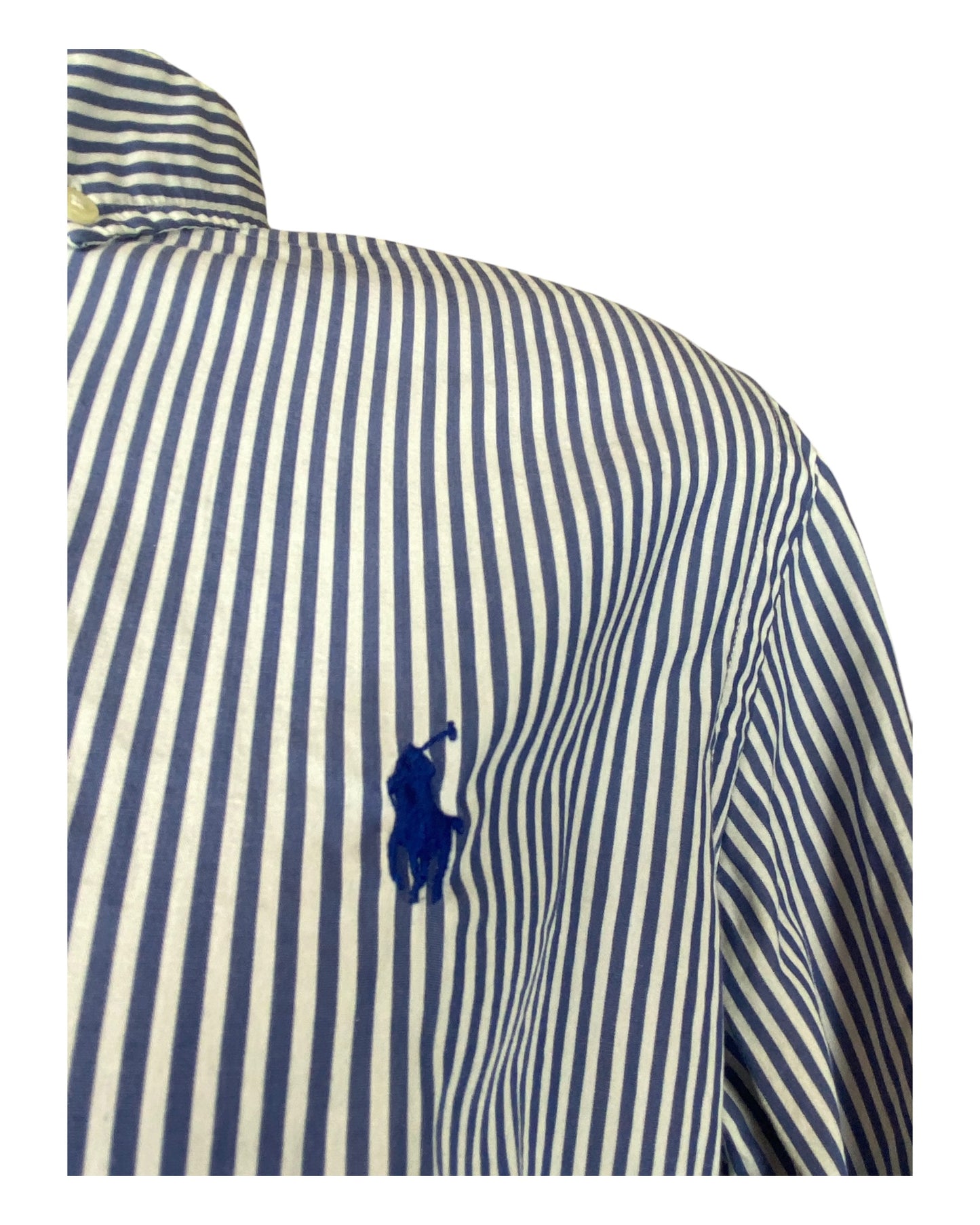 Polo Ralph Lauren Hemd blau weiß gestreift Größe M