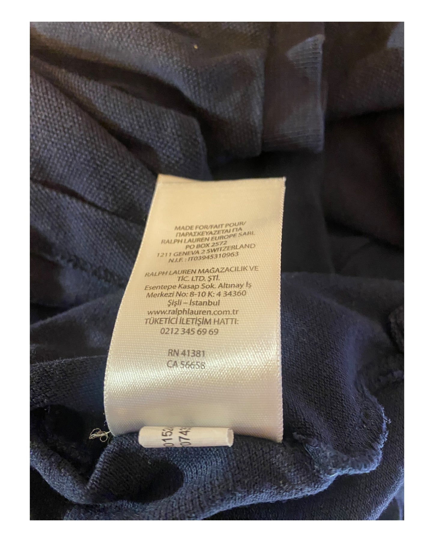 Polo Ralph Lauren Poloshirt marineblau Größe L