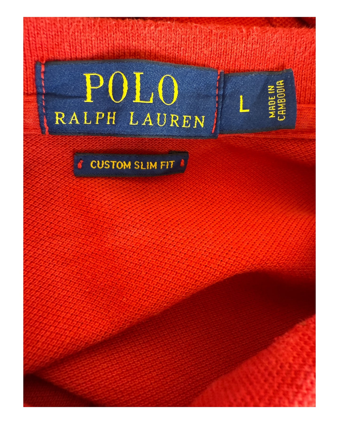 Polo Ralph Lauren Poloshirt rot Größe L