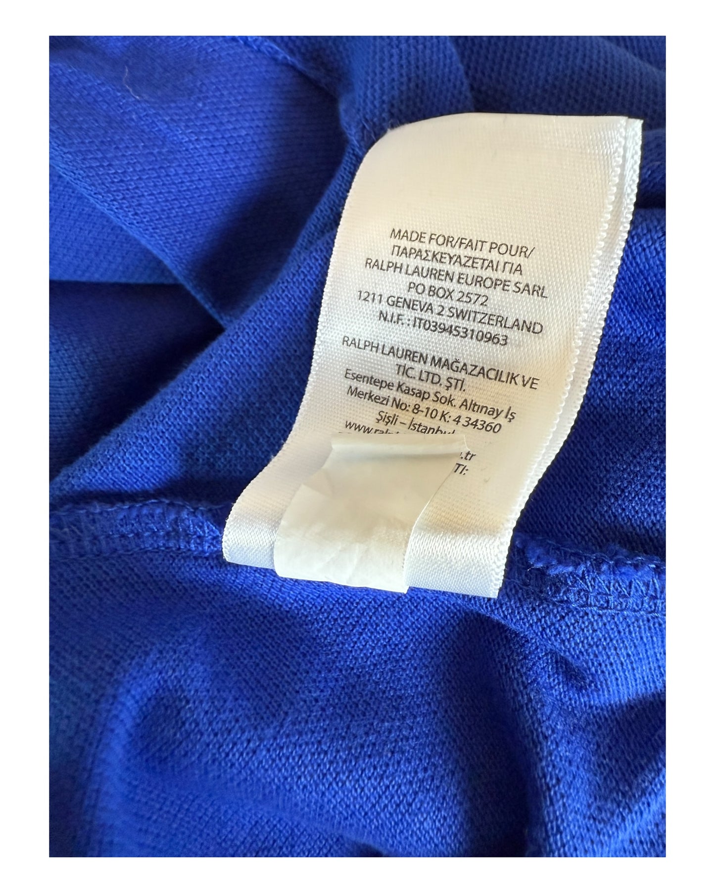 Polo Ralph Lauren Poloshirt blau Größe L