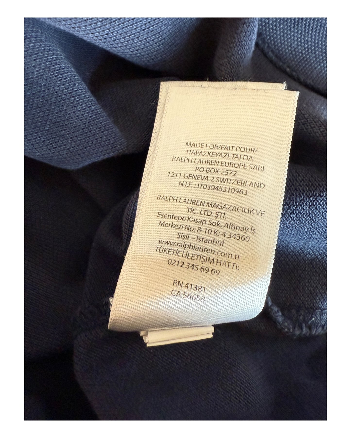 Polo Ralph Lauren Poloshirt marineblau Größe M