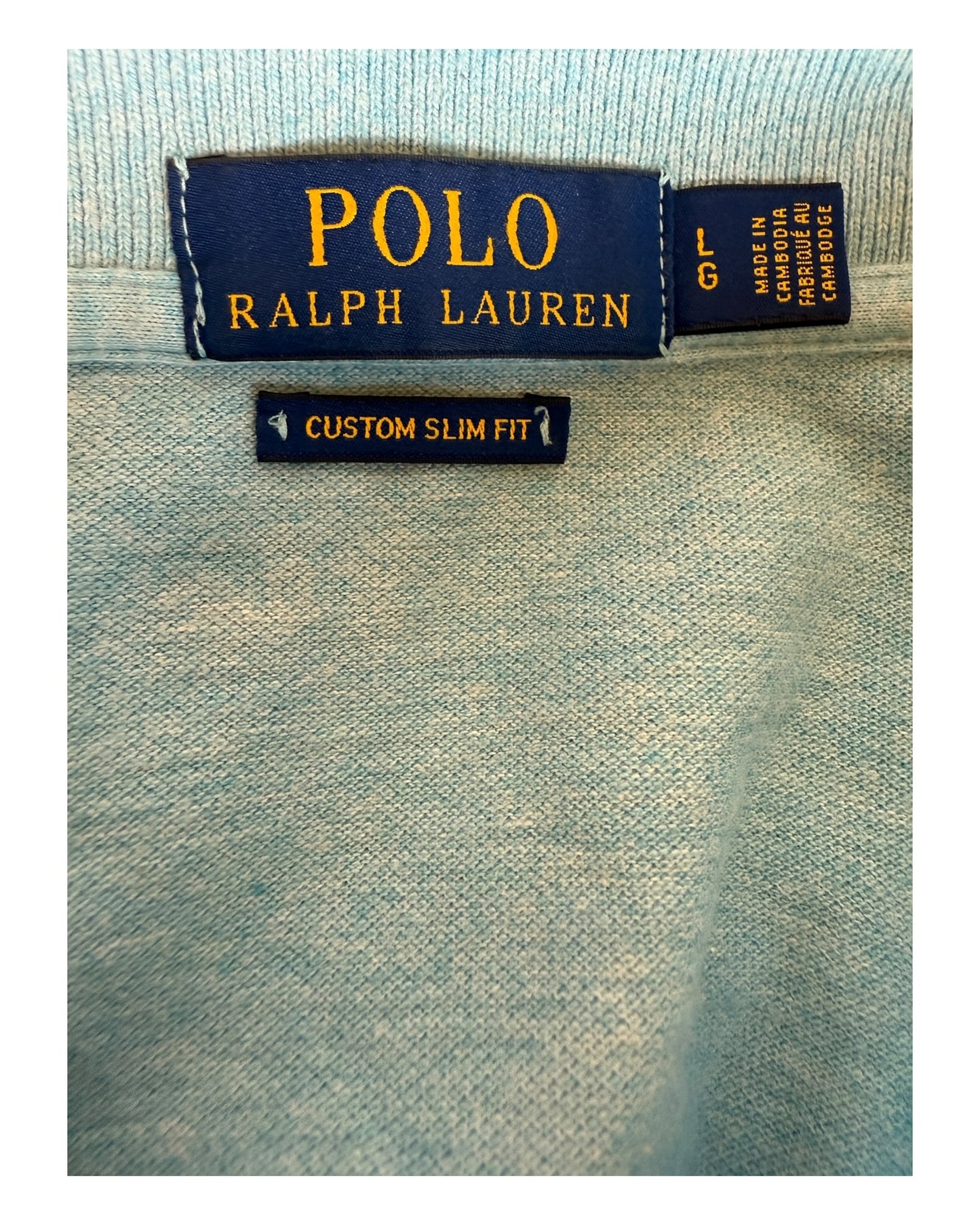 Polo Ralph Lauren Poloshirt hellblau Größe L