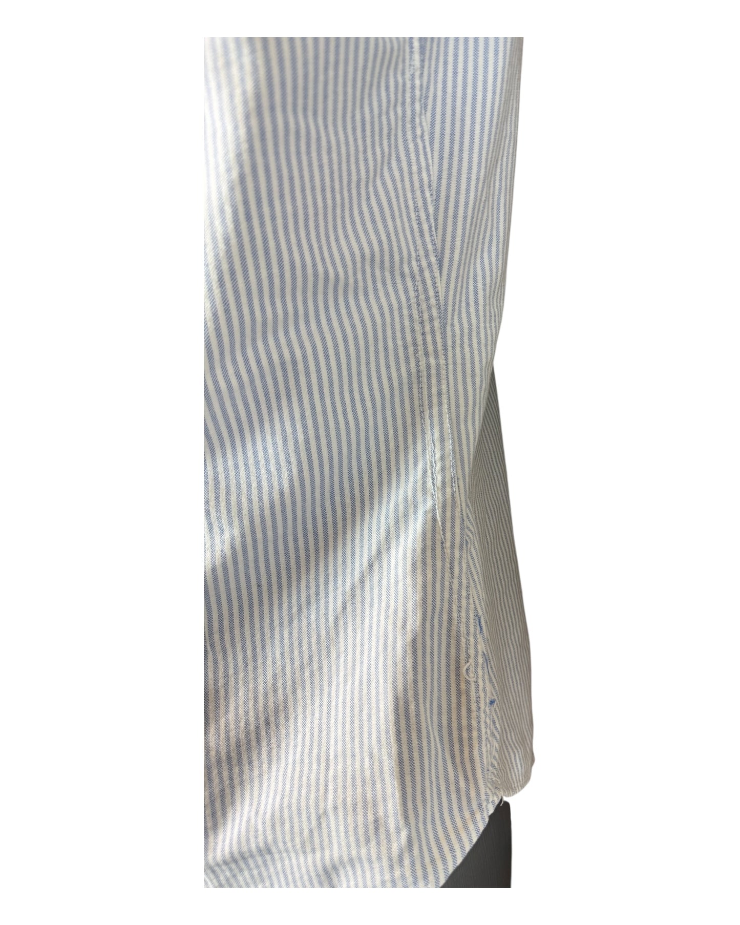 Polo Ralph Lauren Oxford Bluse hellblau weiß gestreift Größe L