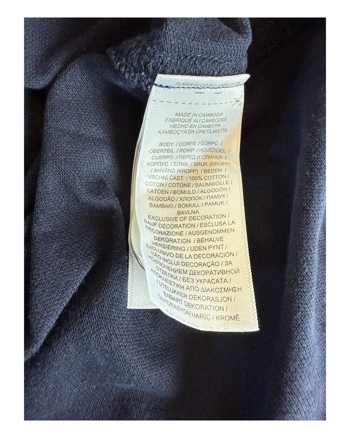 Polo Ralph Lauren Hemd marineblau Größe L