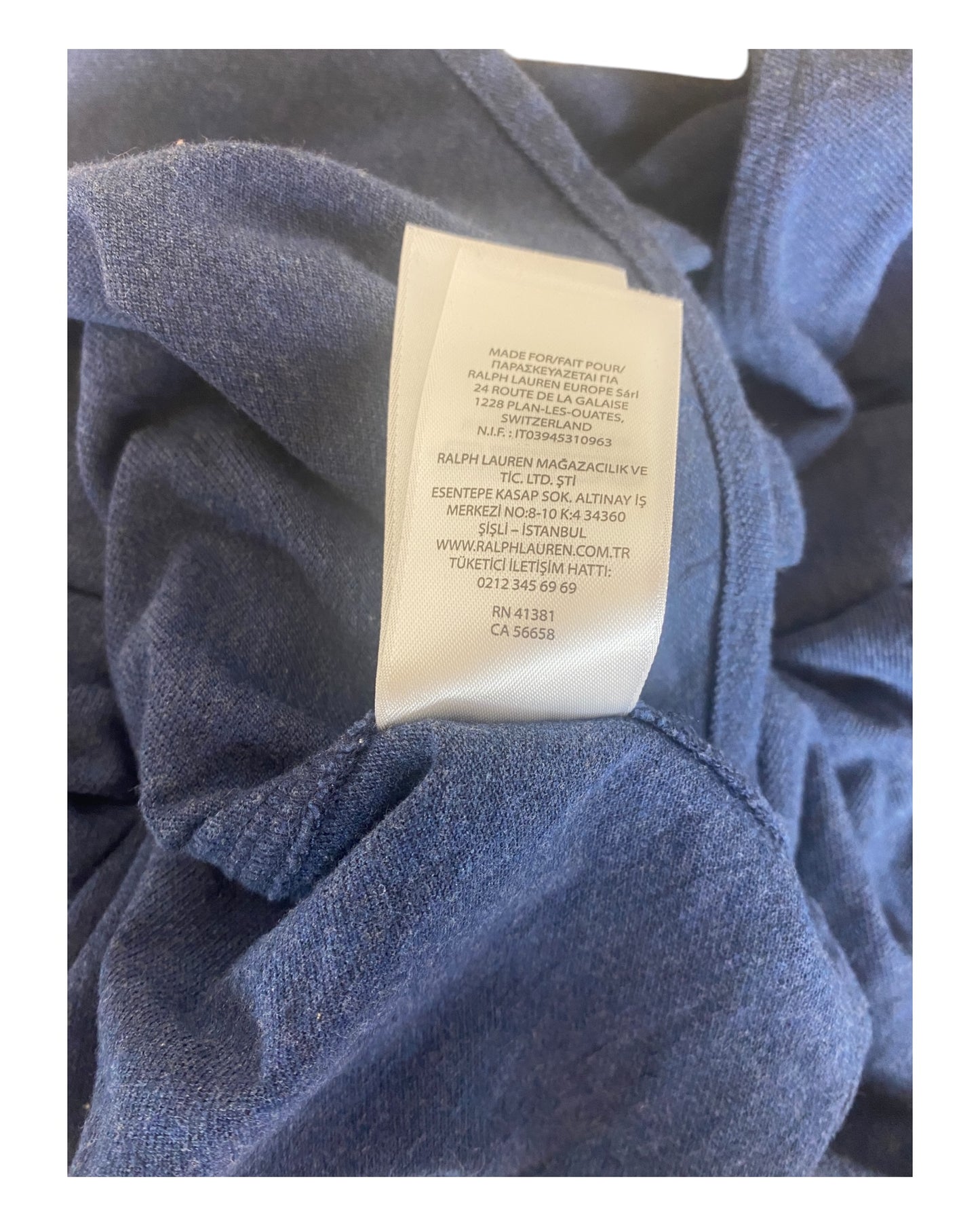 Polo Ralph Lauren Hemd marineblau Größe L