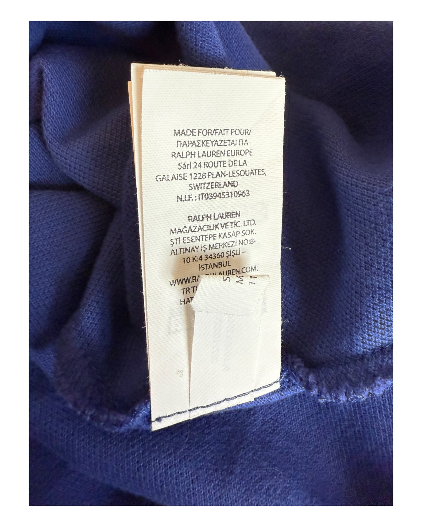 Polo Ralph Lauren Poloshirt blau Größe M