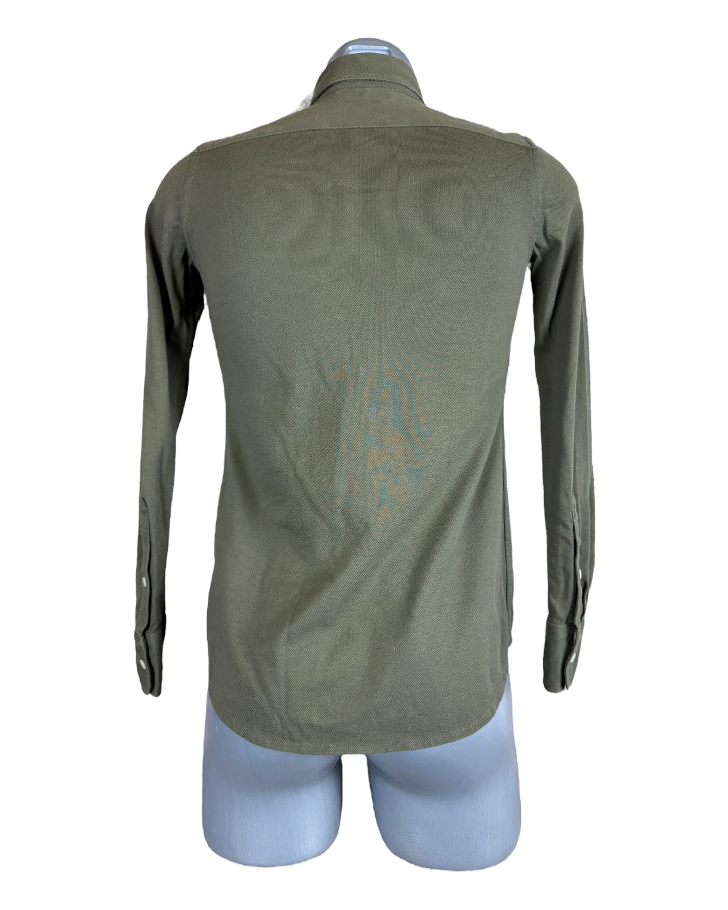 Polo Ralph Lauren Knit Oxford Bluse khaki Größe S