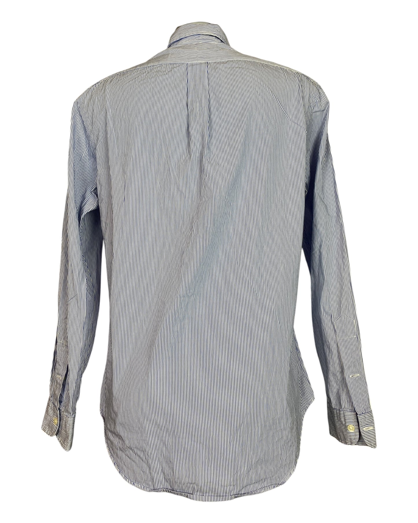Polo Ralph Lauren shirt blue white striped size M