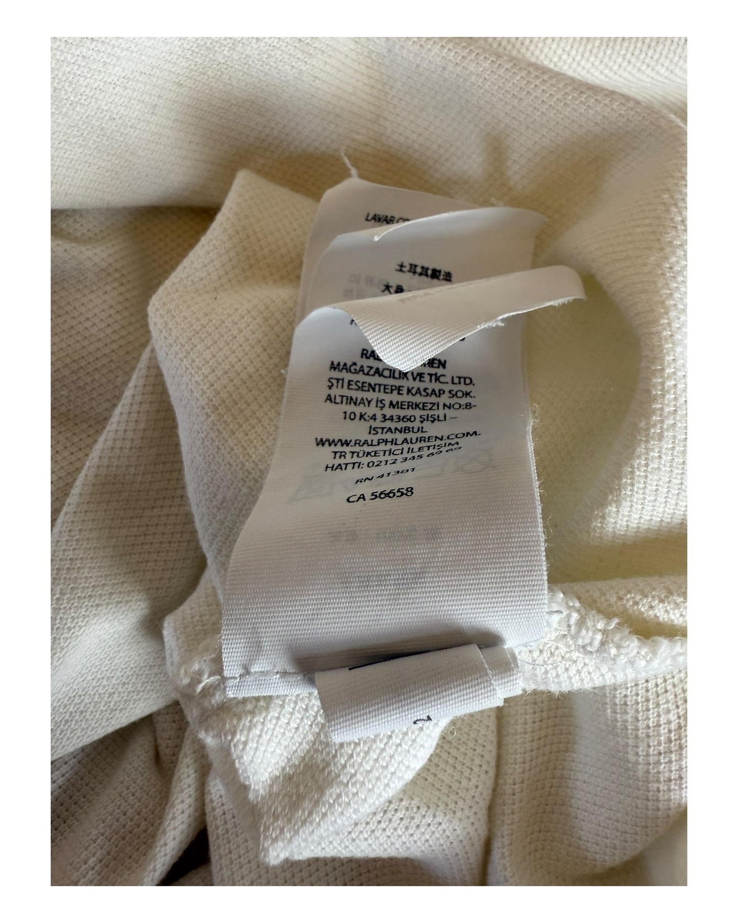 Polo Ralph Lauren Poloshirt weiß Größe M