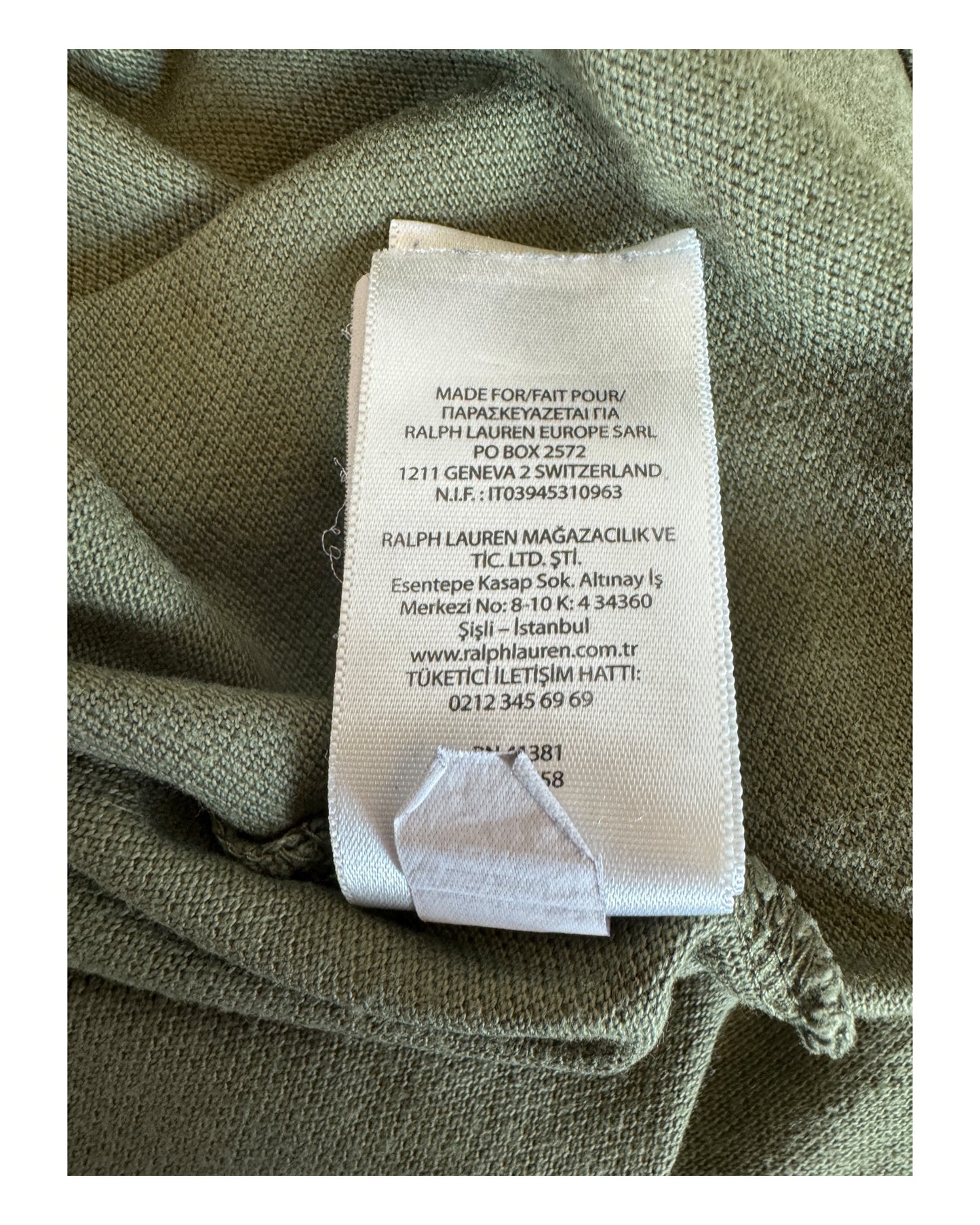 Polo Ralph Lauren Poloshirt khaki Größe L