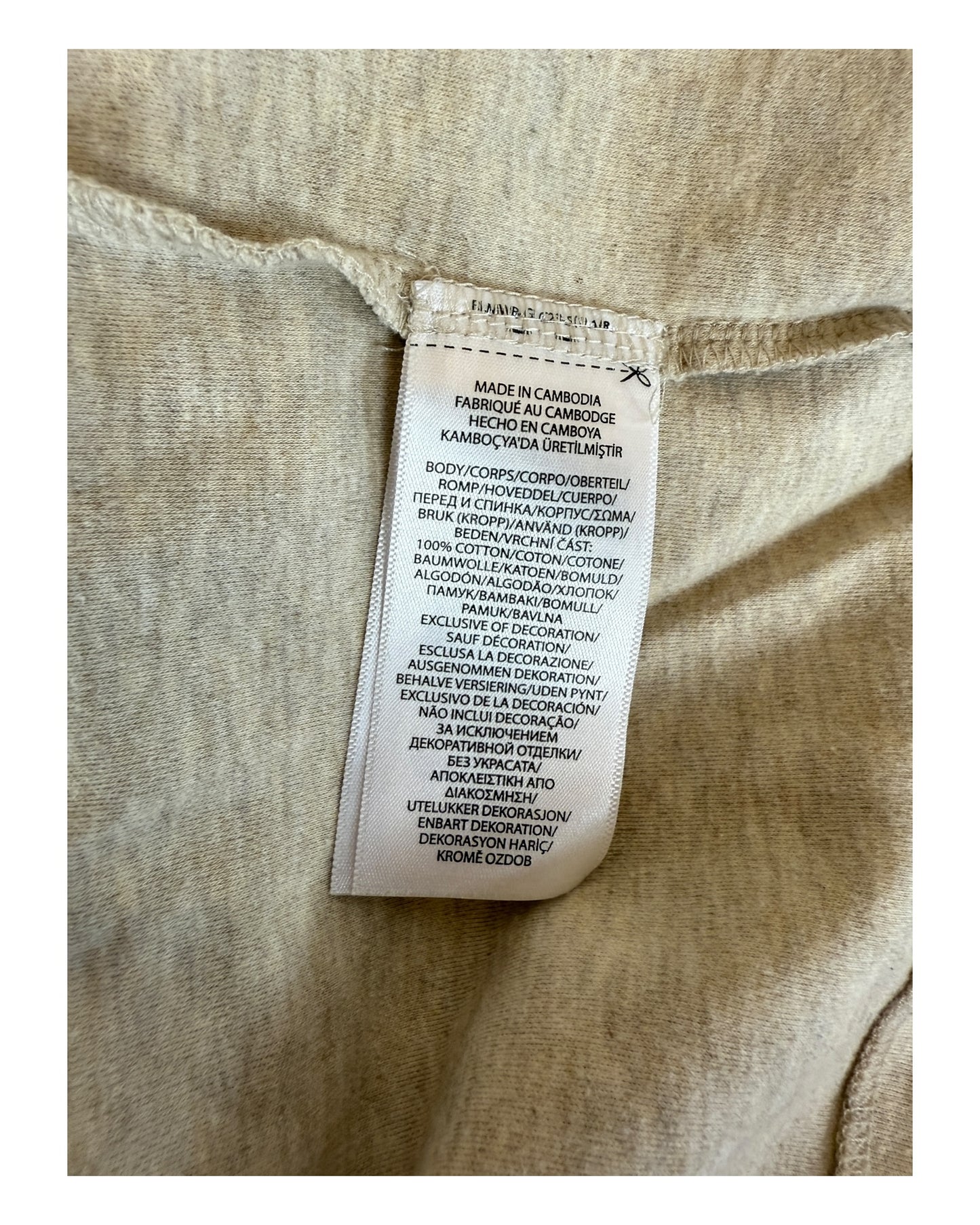 Polo Ralph Lauren Longsleeve beige Größe L