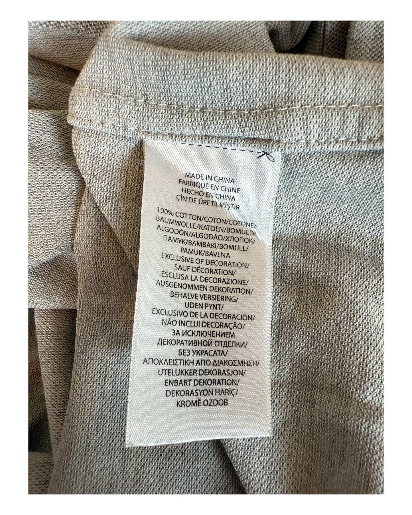 Polo Ralph Lauren Knit Oxfordhemd grau Größe L