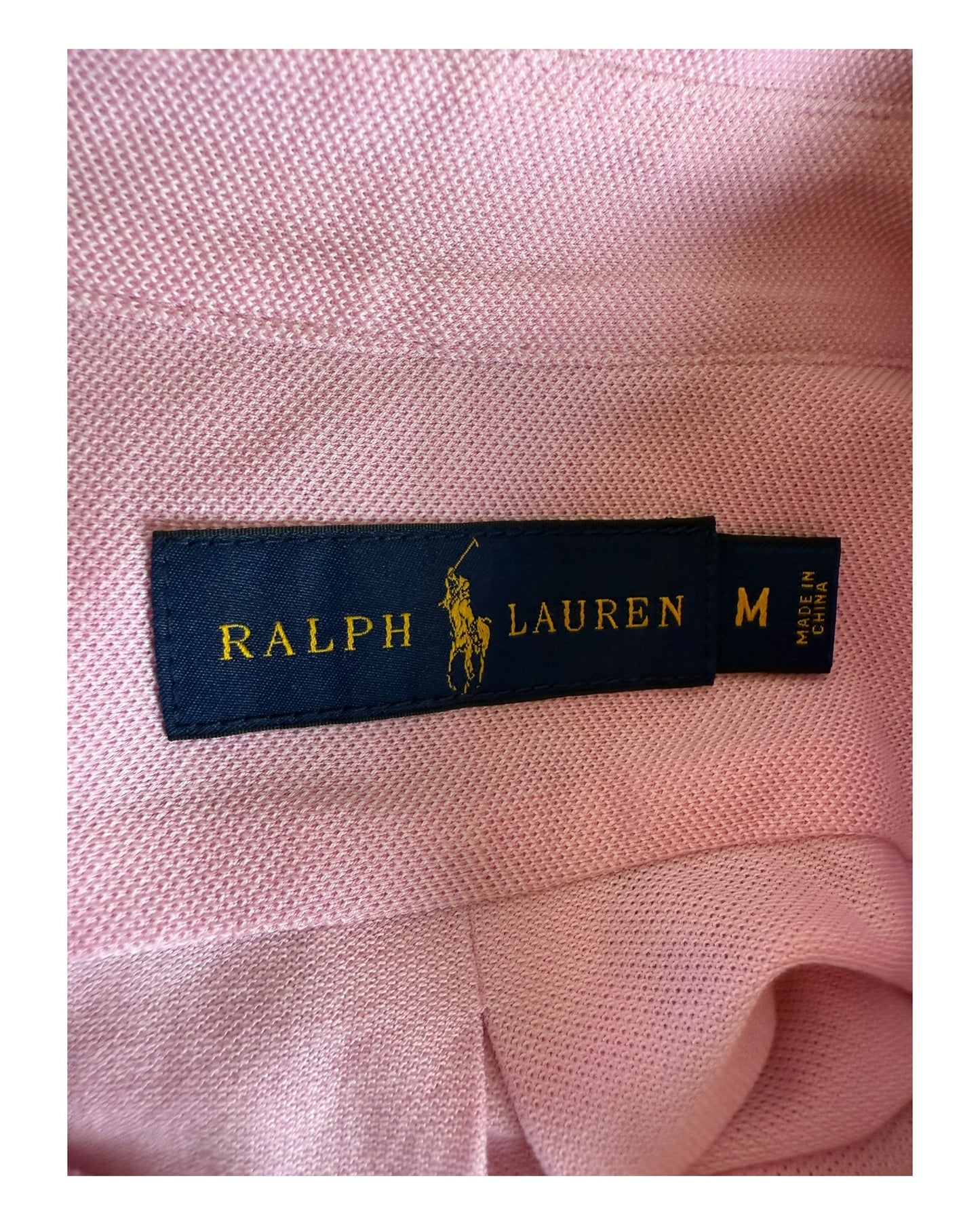Polo Ralph Lauren Knit Oxfordhemd rosa Größe M