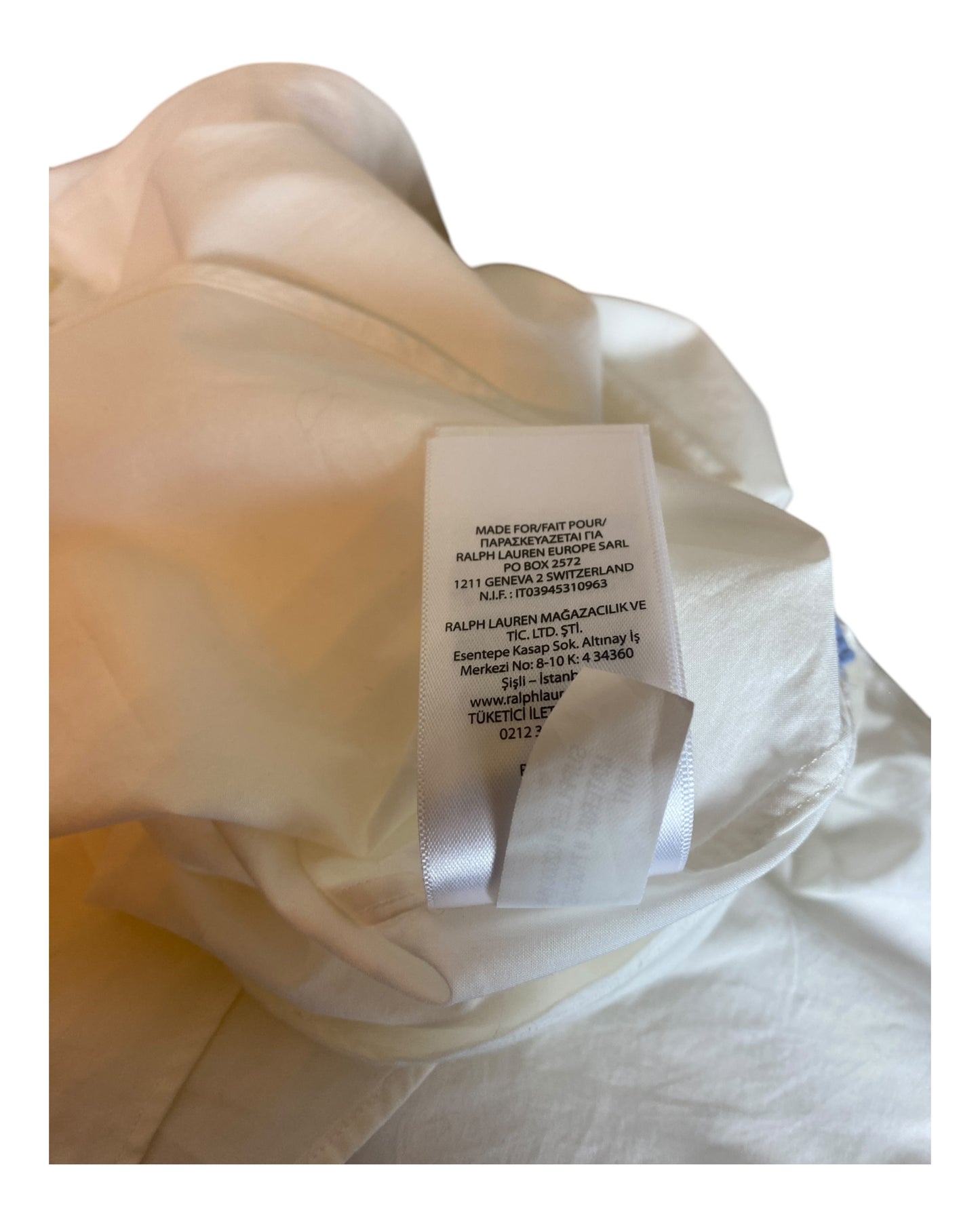Polo Ralph Lauren Hemd weiß Größe M