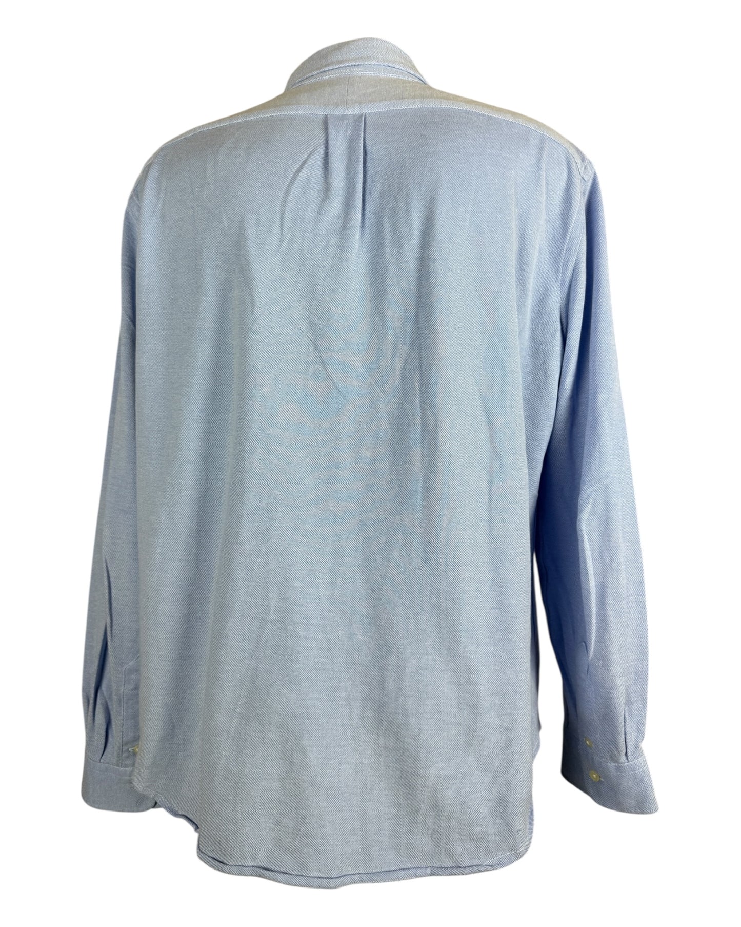 Polo Ralph Lauren Knit Oxfordhemd hellblau Größe L