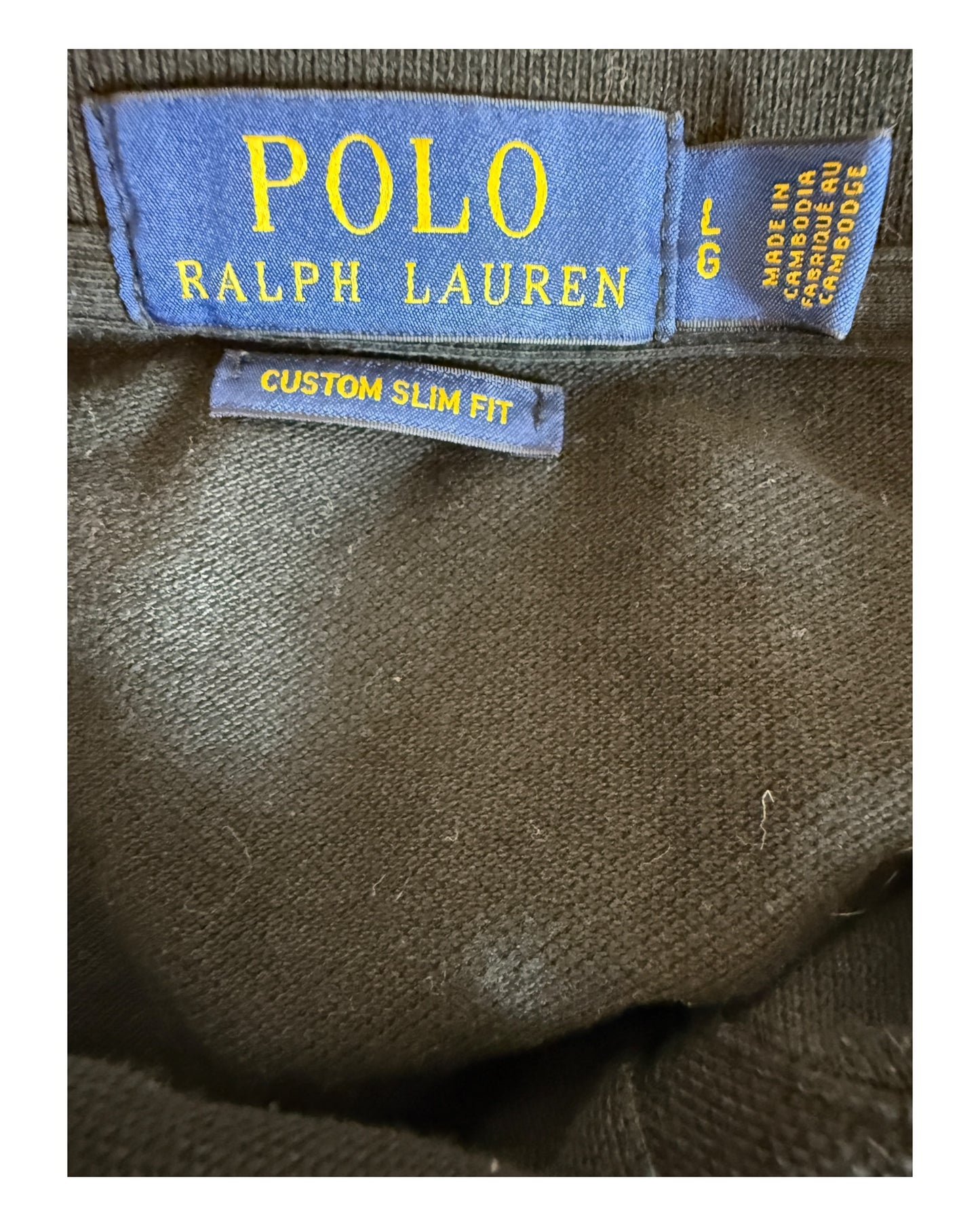 Polo Ralph Lauren Poloshirt schwarz Größe L