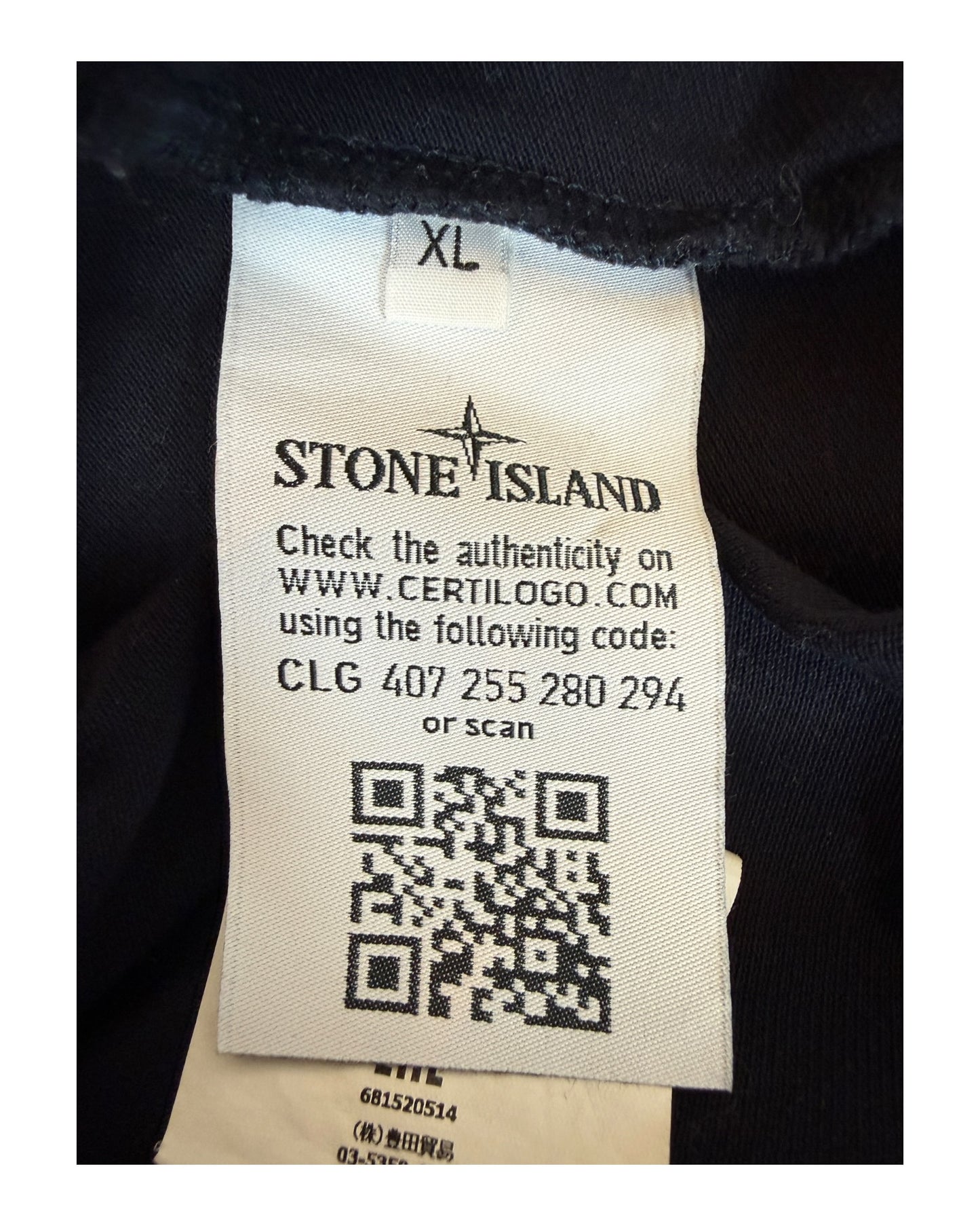 Stone Island Poloshirt marineblau Größe XL