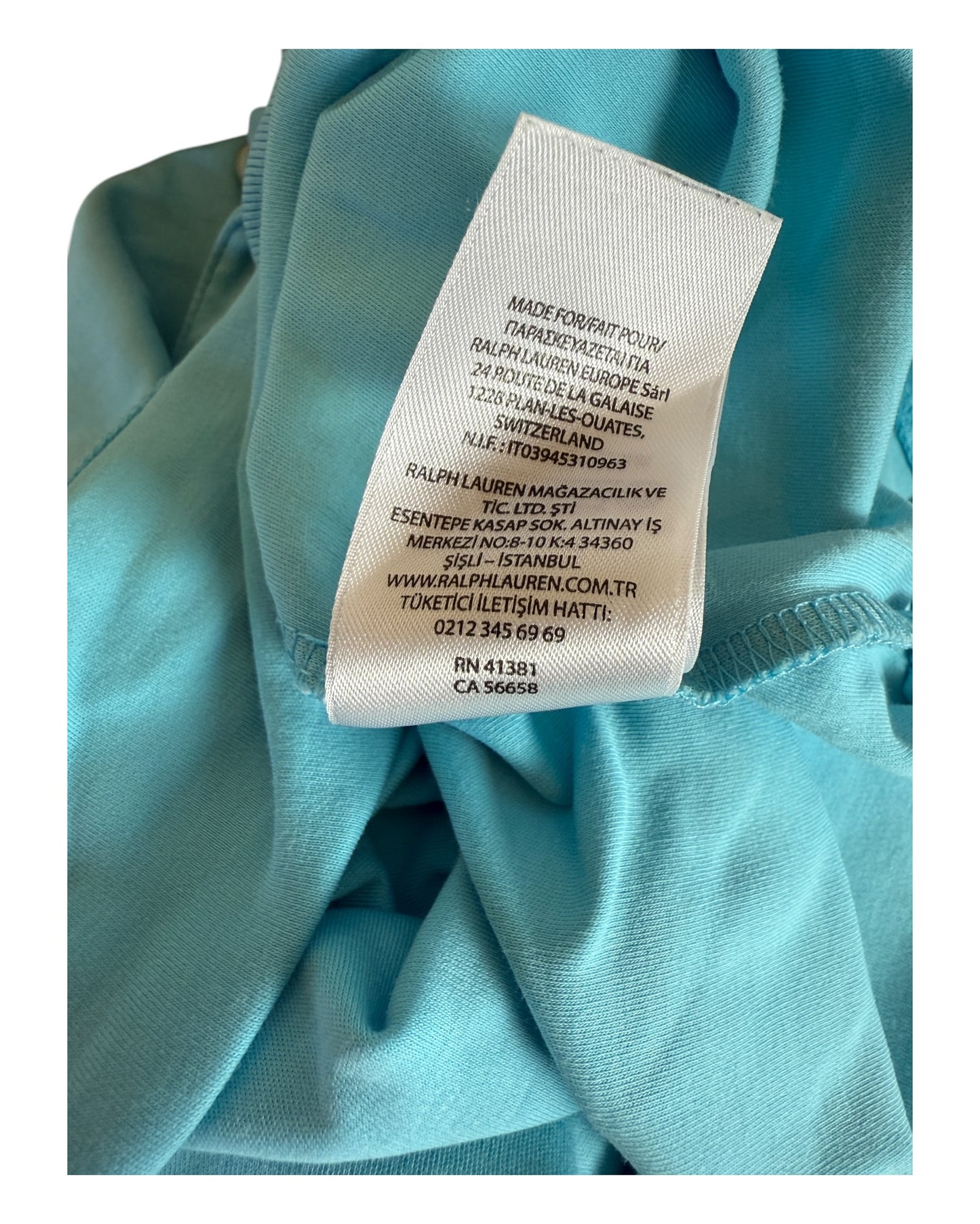 Polo Ralph Lauren Poloshirt türkis Größe L